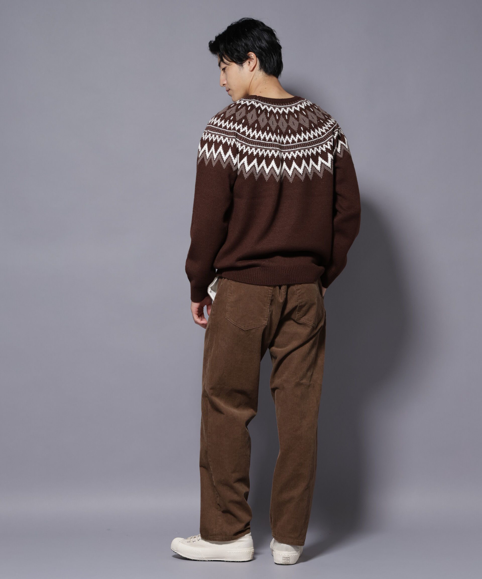 nano･universe「モールヤーンノルディックニット」|ニット・セーター|