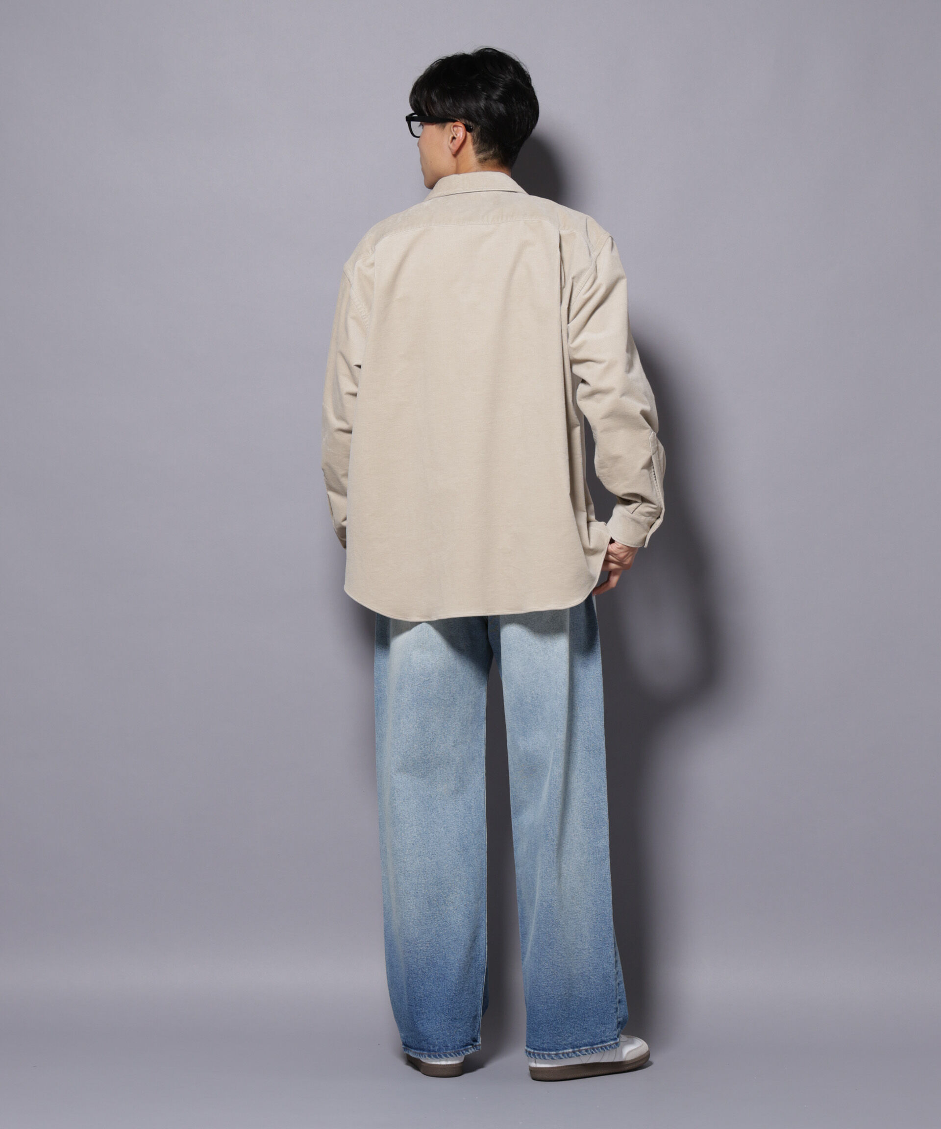 nano･universe「AIRコーデュロイ レギュラーカラーシャツ/STRETCH」|シャツ・ブラウス|