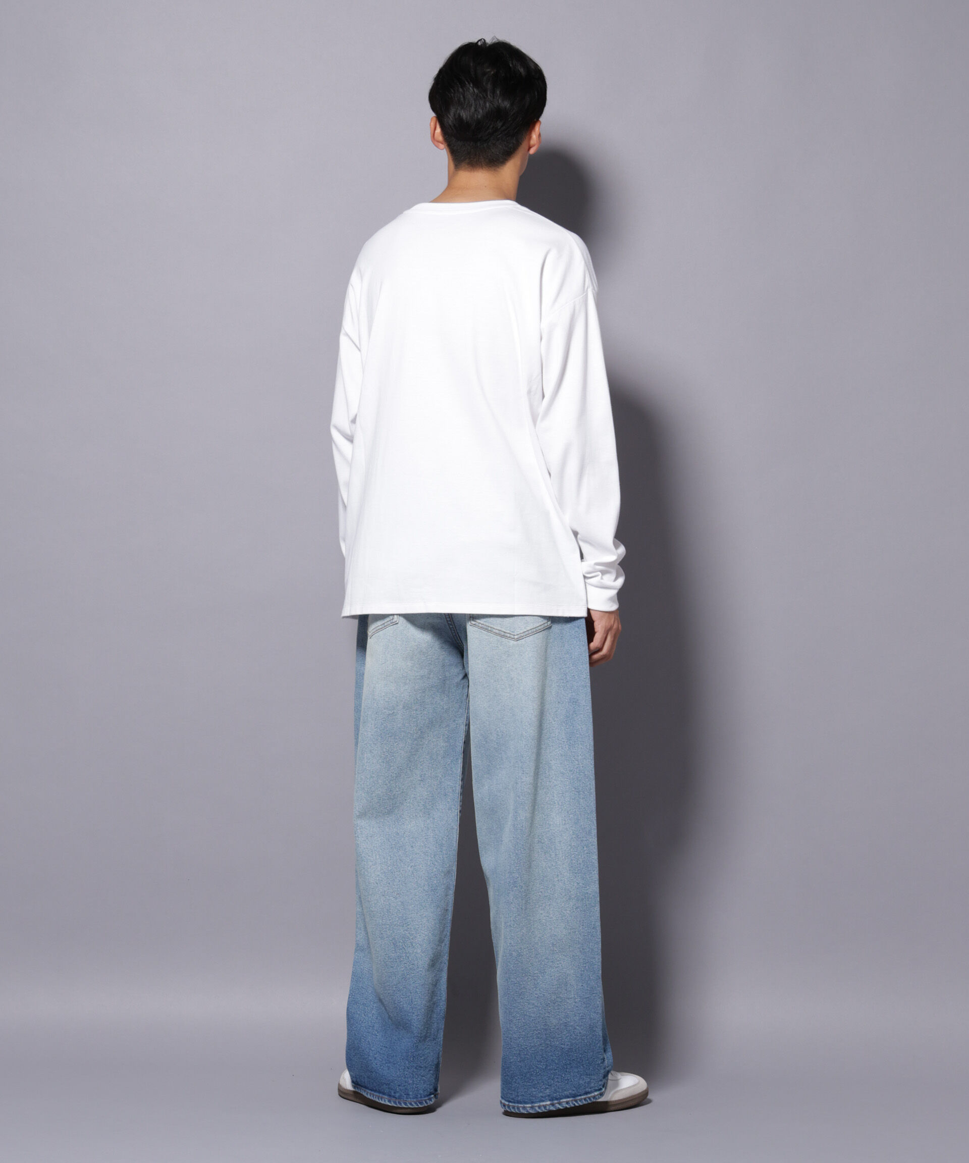 nano･universe「Anti Soaked(R)  汗染み防止 クルーネック ビッグシルエット Tシャツ」|Tシャツ・カットソー|