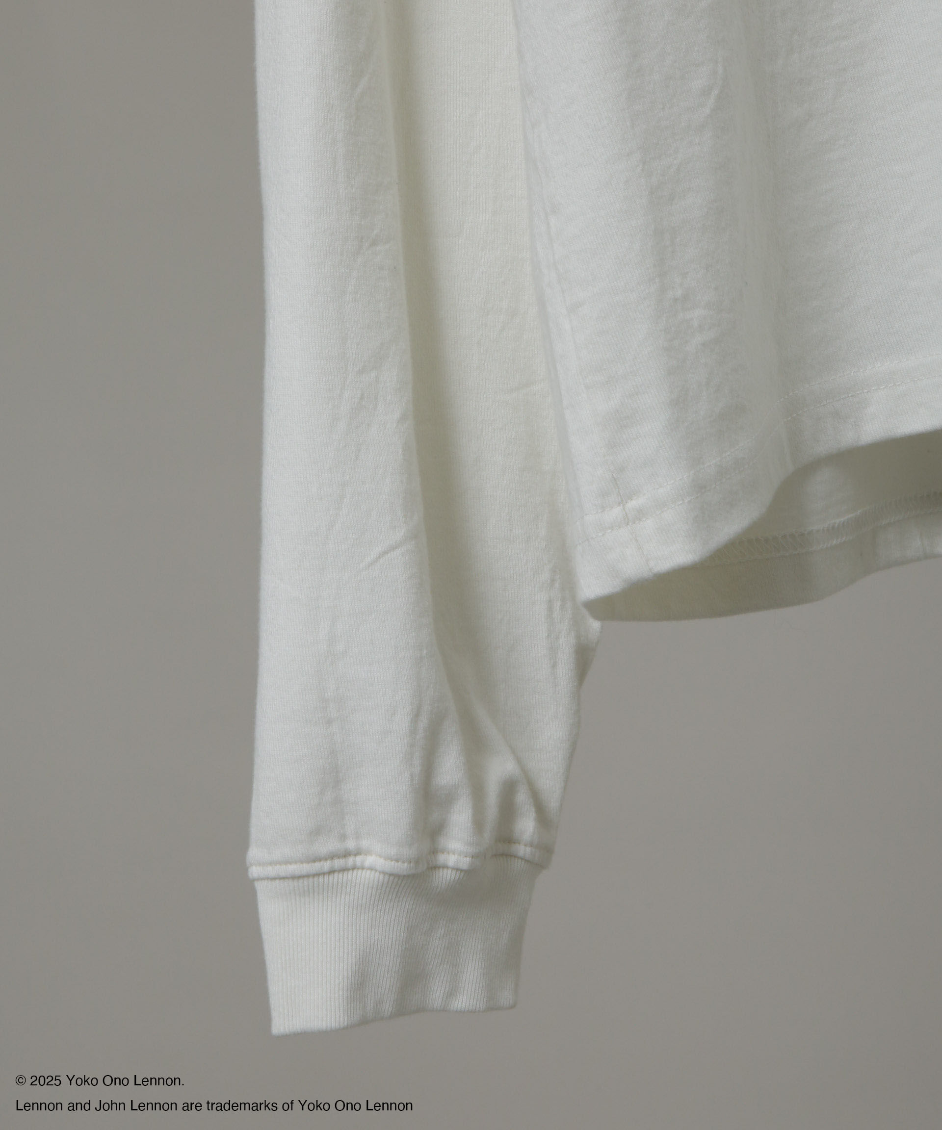 nano･universe「「HOTEL PALACE」John Lennon ピグメントL/S TEE」|Tシャツ・カットソー|