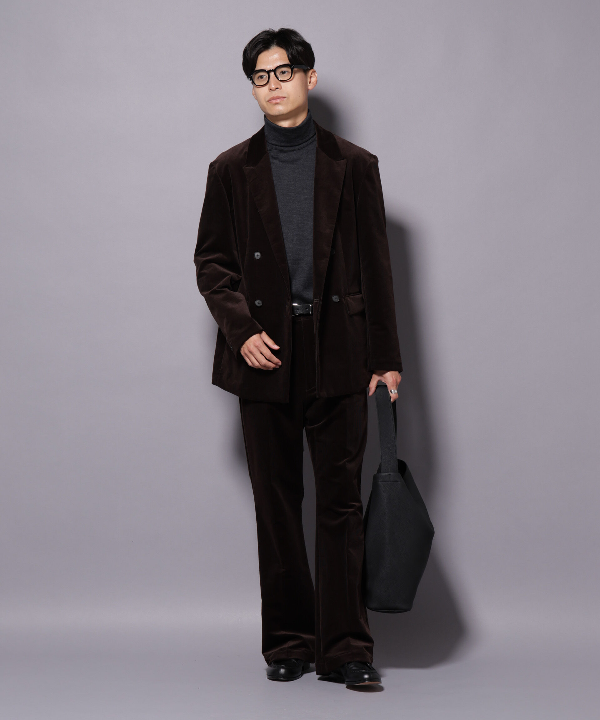 nano･universe「AIRコーデュロイ ライトフレアパンツ/STRETCH（セットアップ可）」|チノ|