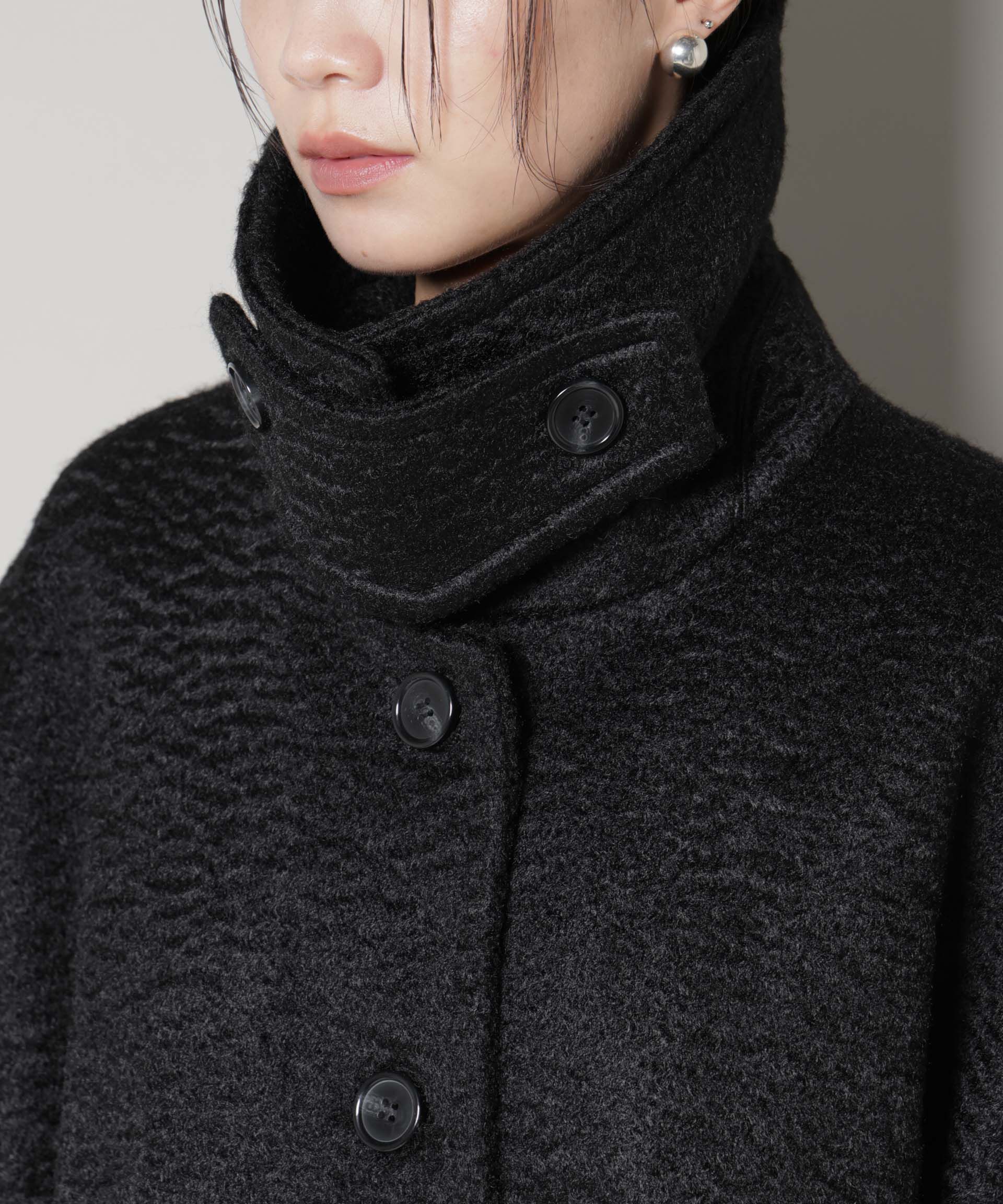 nano･universe「ブークレスタンドカラーミドルコート」|その他|