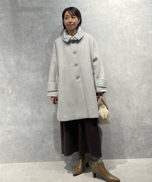 nano･universe「ブークレスタンドカラーミドルコート」|その他|