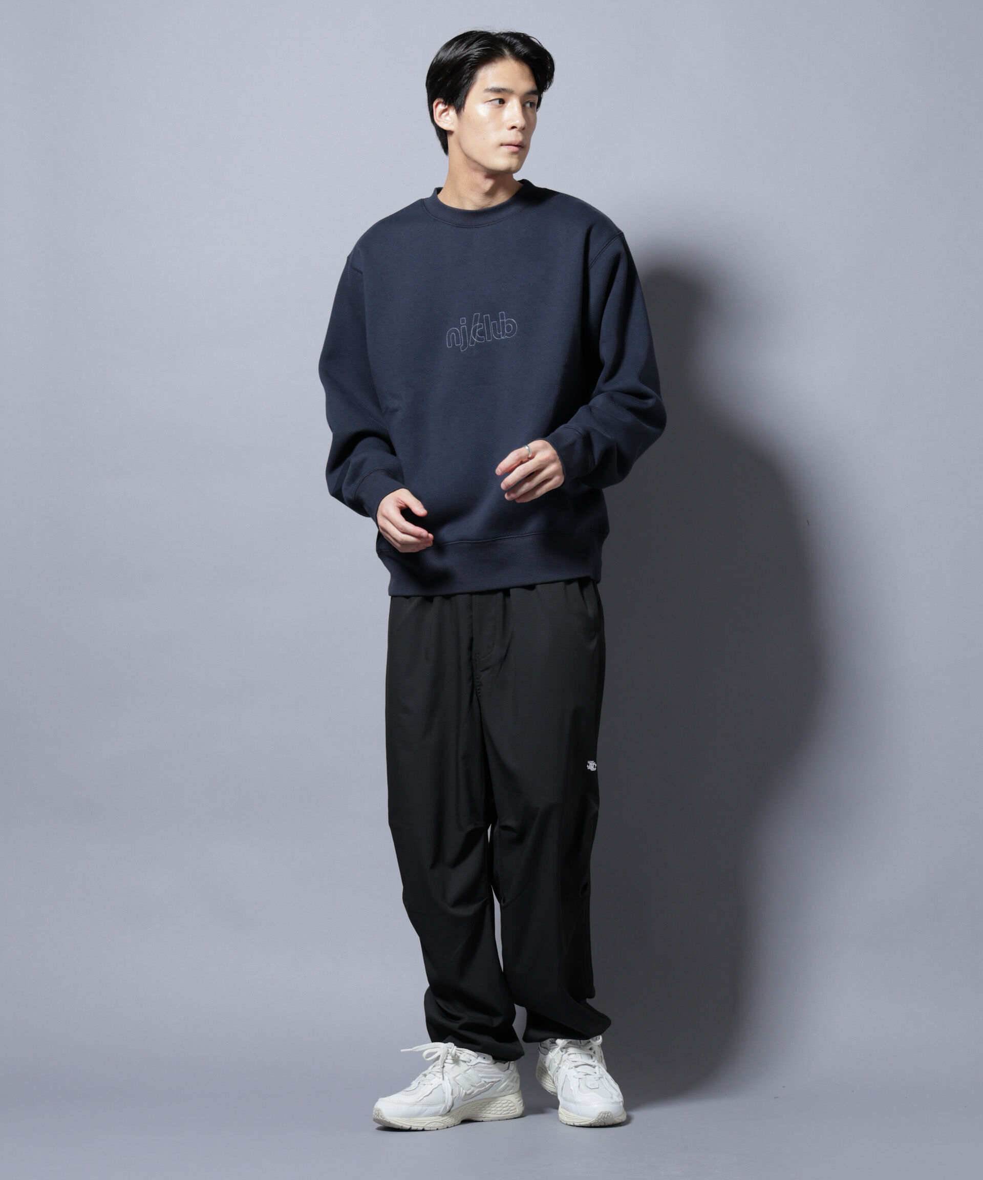 nano･universe「「NJ/CLUB」裏起毛 ジャージークルーネックスウェット」|Tシャツ・カットソー|