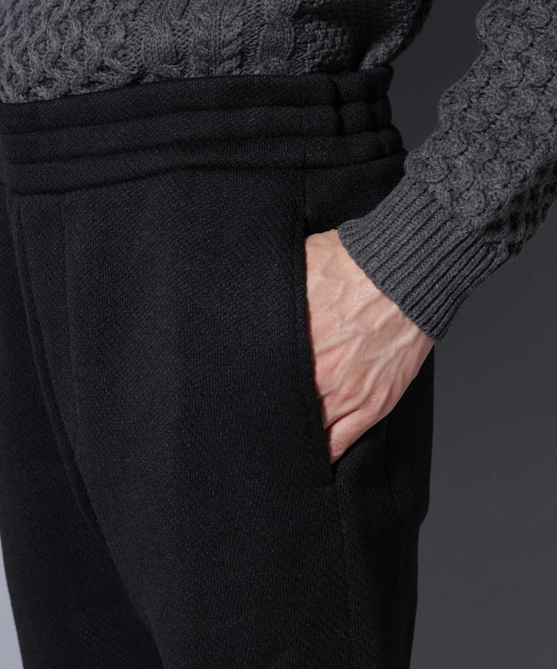 nano･universe「ニットフリースイージーパンツ(セットアップ可)」|チノ|