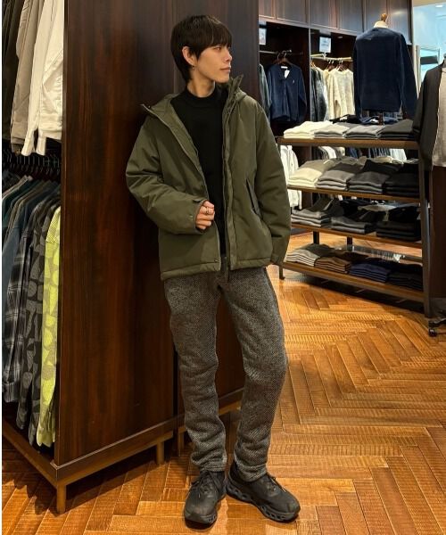 nano･universe「ニットフリースイージーパンツ(セットアップ可)」|チノ|