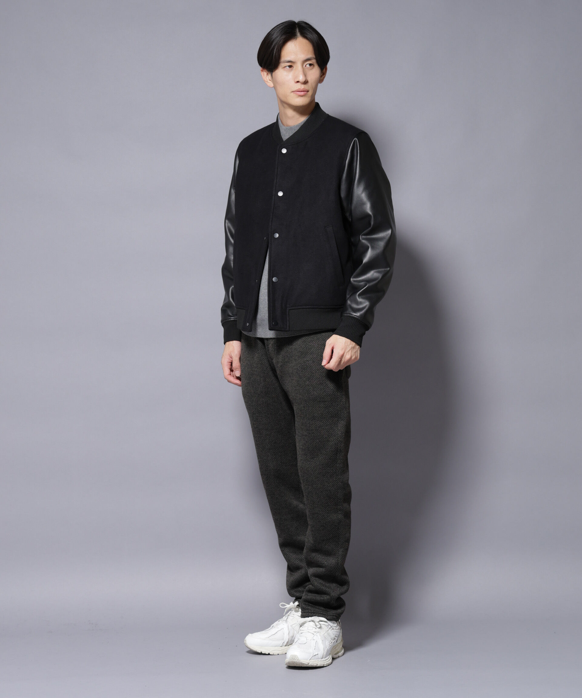 nano･universe「ニットフリースイージーパンツ(セットアップ可)」|チノ|