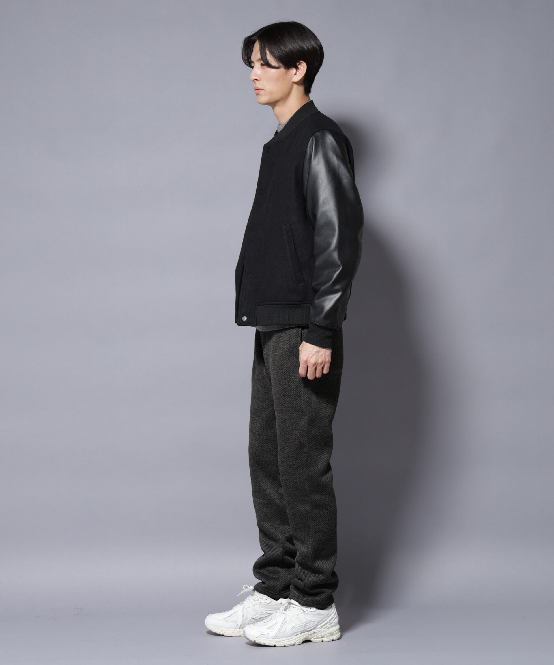 nano･universe「ニットフリースイージーパンツ(セットアップ可)」|チノ|