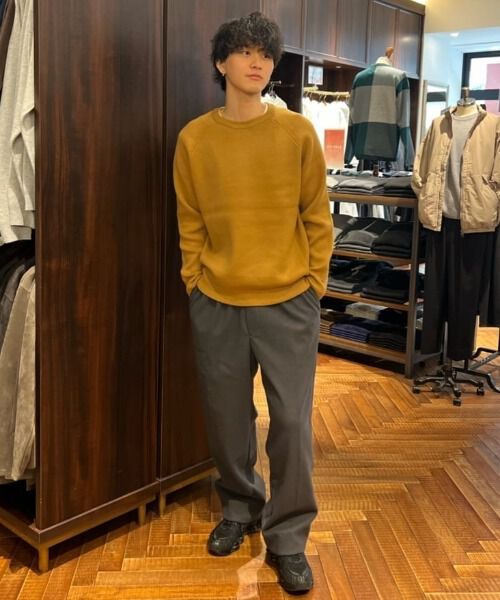 nano･universe「ウォッシャブル ダブルフェイスニット」|ニット・セーター|