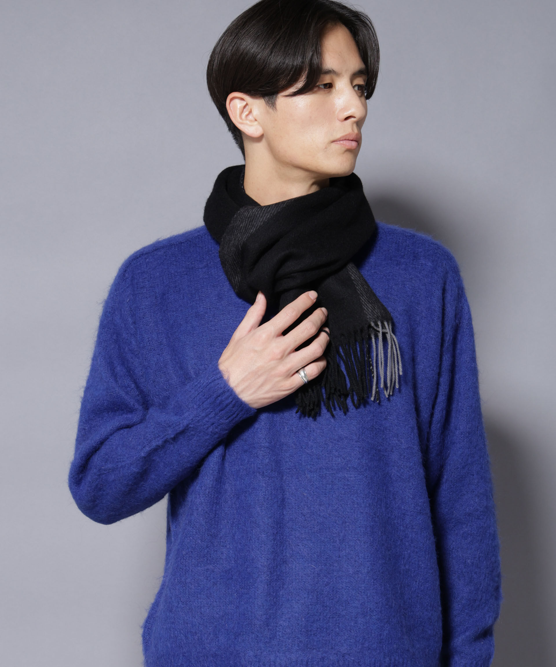 nano･universe「ソフトカシミヤブレンドマフラー」|マフラー|