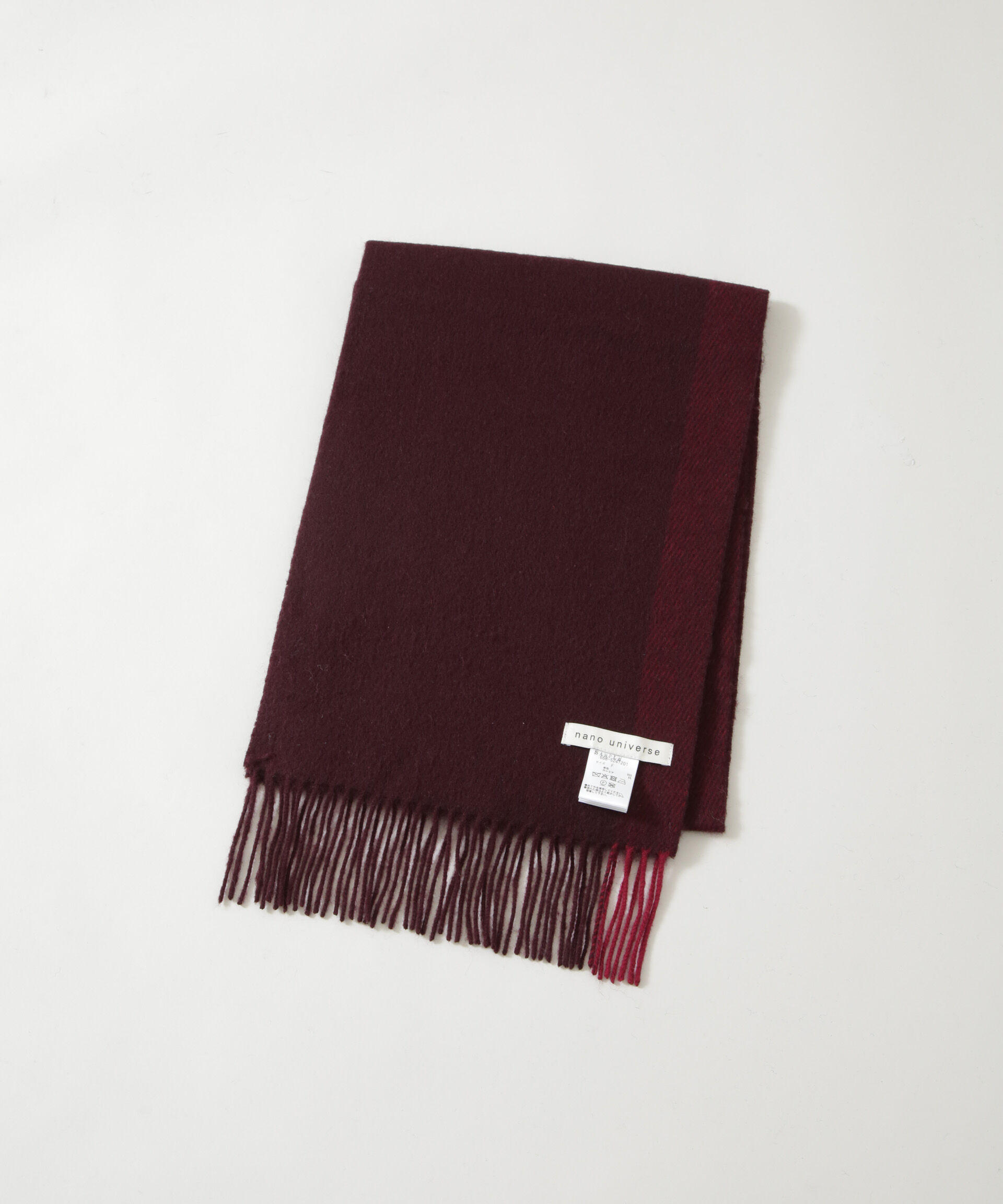 nano･universe「ソフトカシミヤブレンドマフラー」|マフラー|