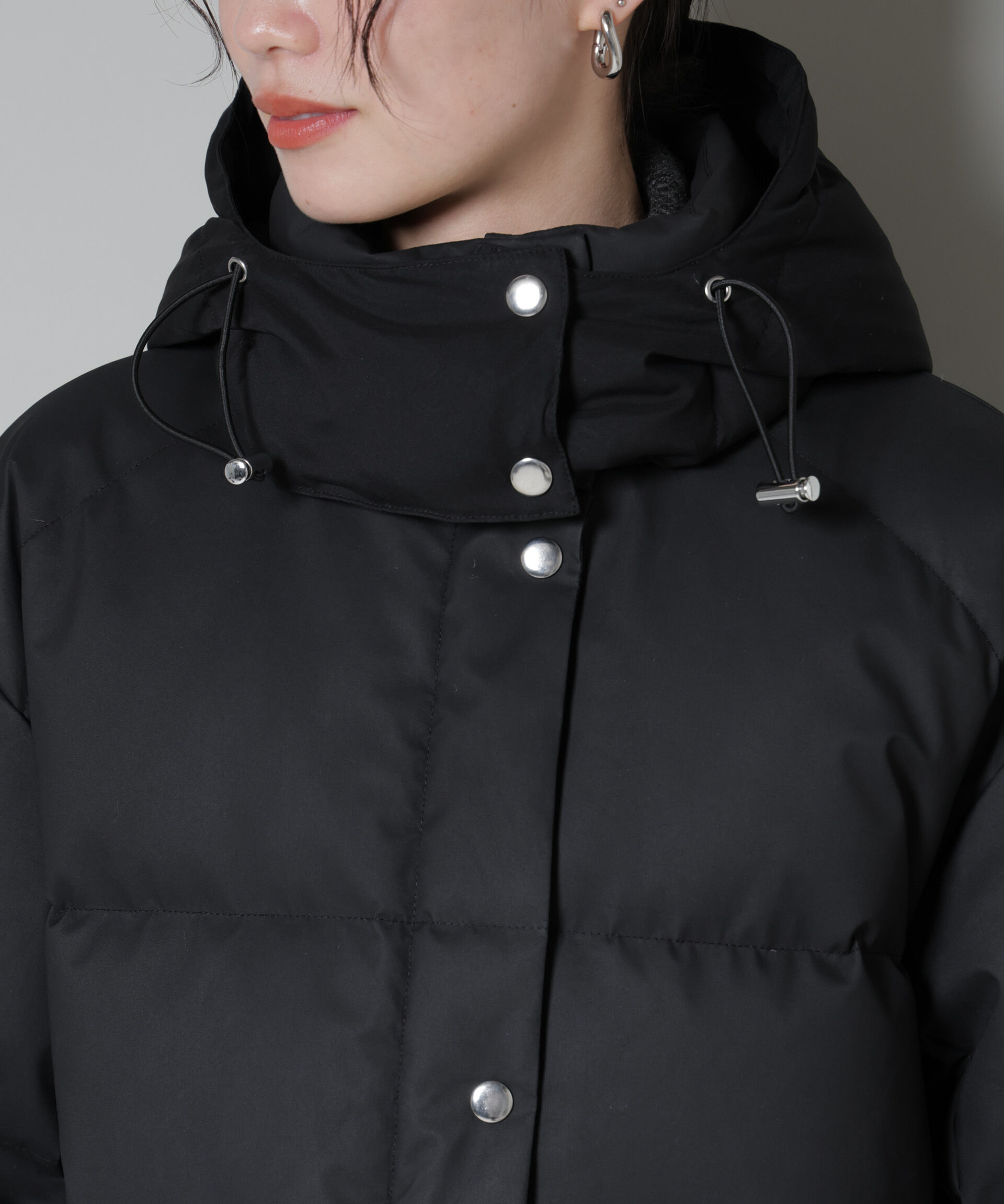 nano･universe「Aラインミドルダウンコート」|ダウン|