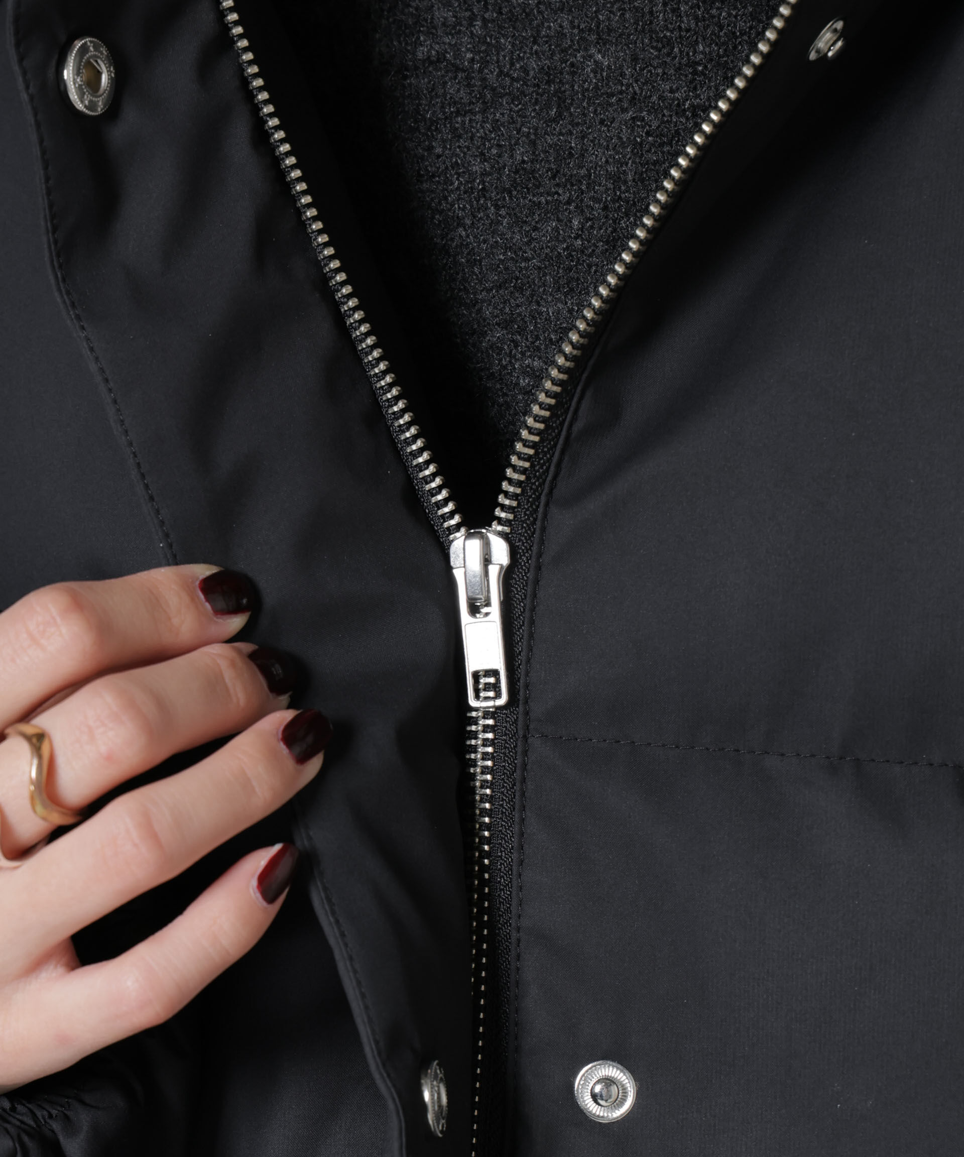 nano･universe「Aラインミドルダウンコート」|ダウン|