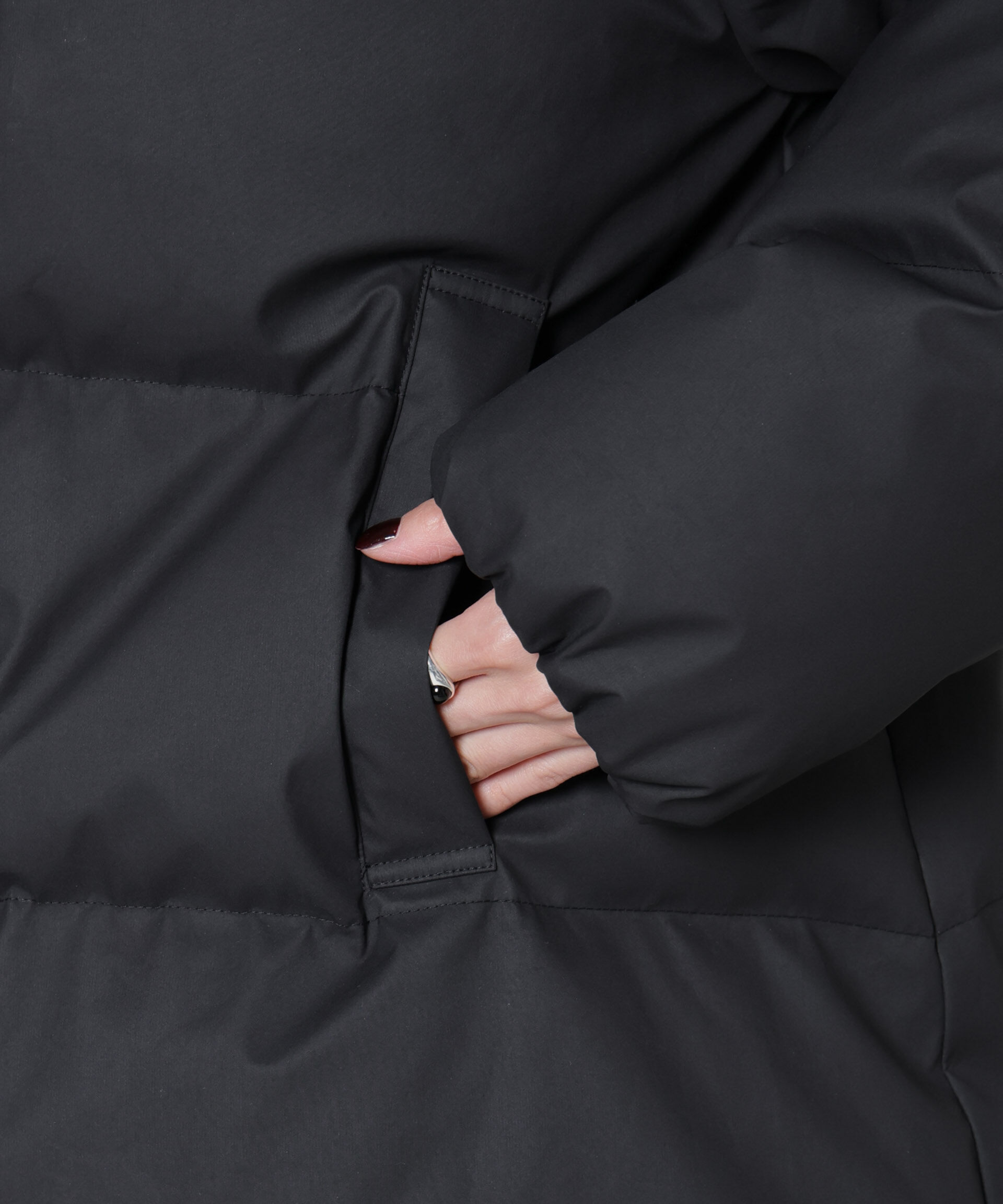 nano･universe「Aラインミドルダウンコート」|ダウン|