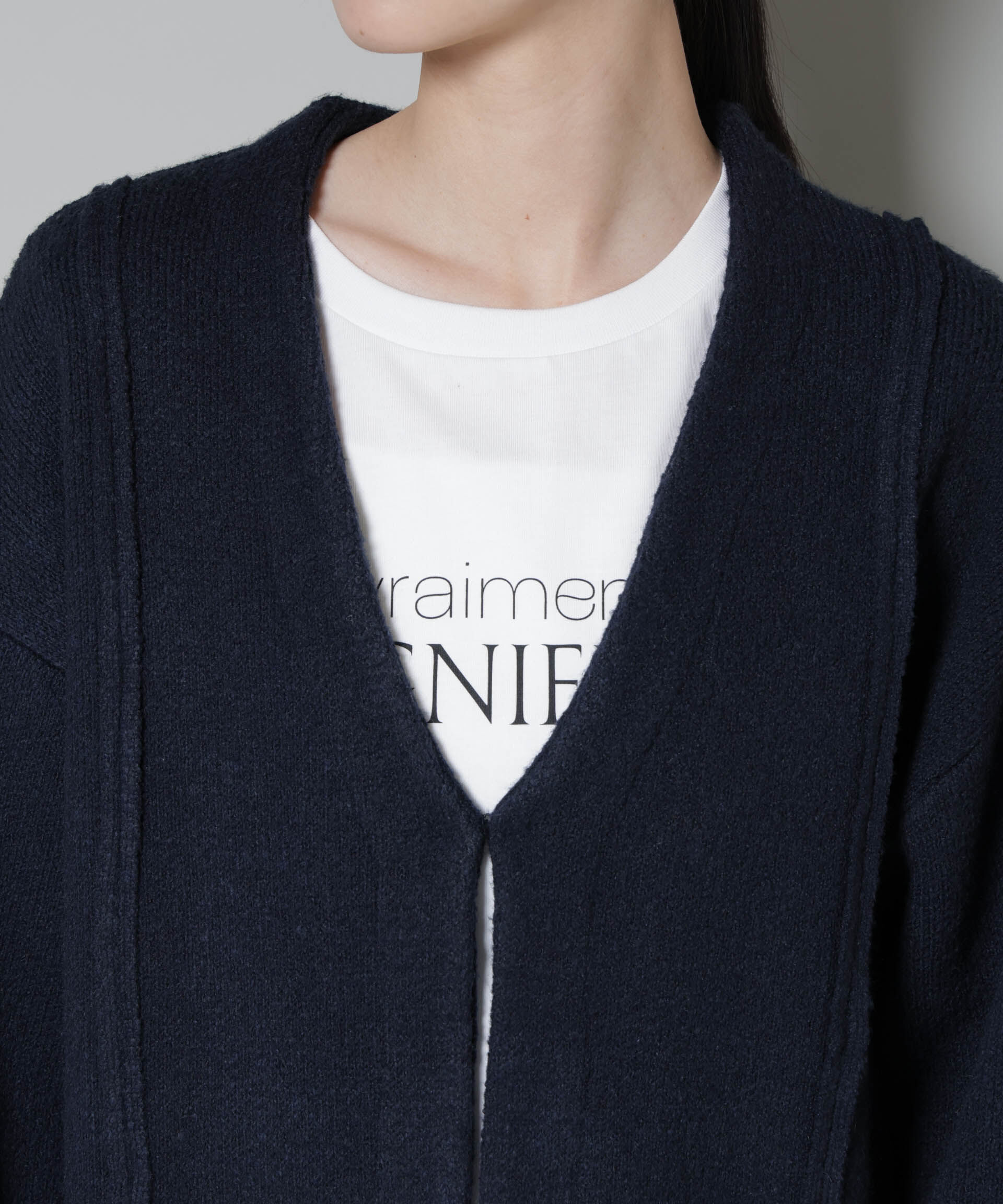 nano･universe「総針ニットジャケットカーディガン」|ニット・セーター|