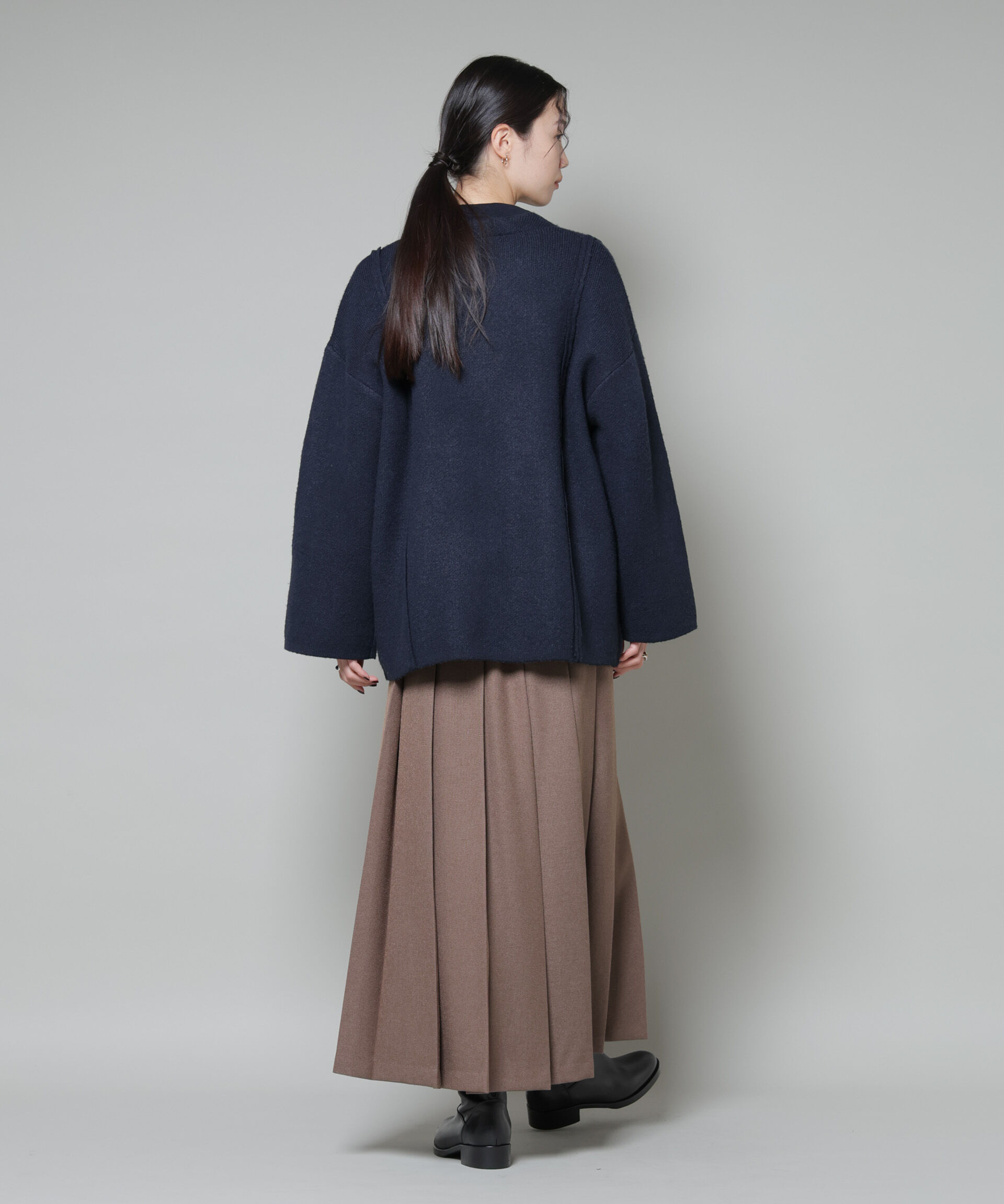 nano･universe「総針ニットジャケットカーディガン」|ニット・セーター|