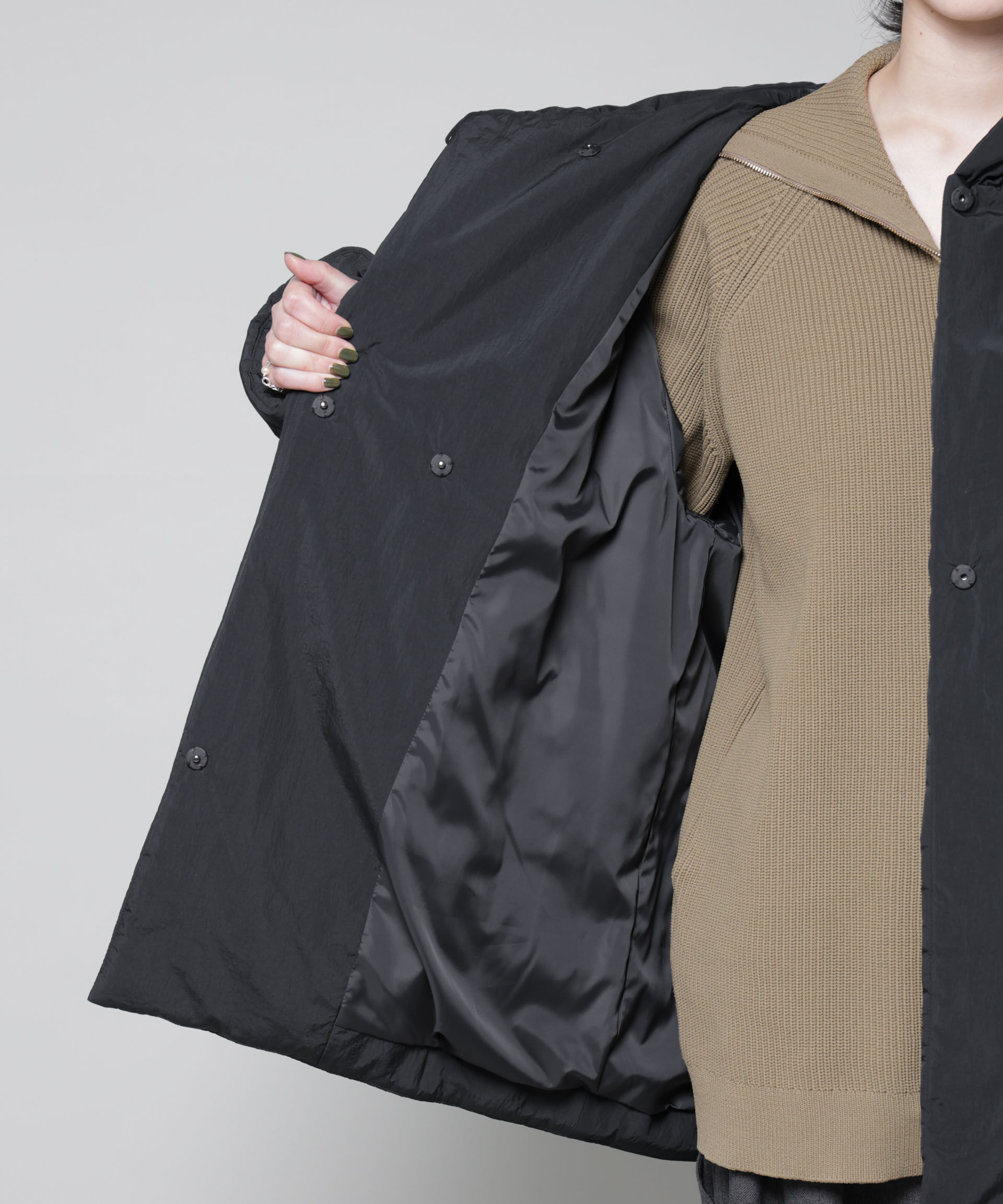 nano･universe「ETHERMALOFT(R)AEROGEL 中綿フードコクーンコート」|その他|