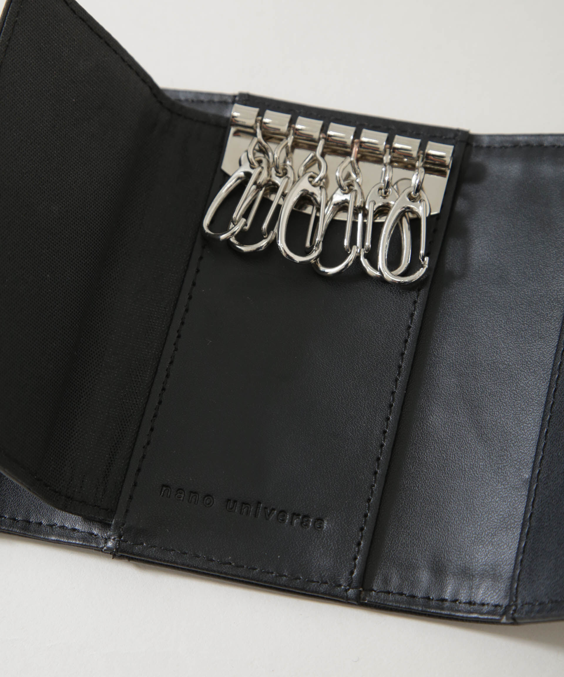 nano･universe「WEB限定/フェイクレザーキーケース」|財布|