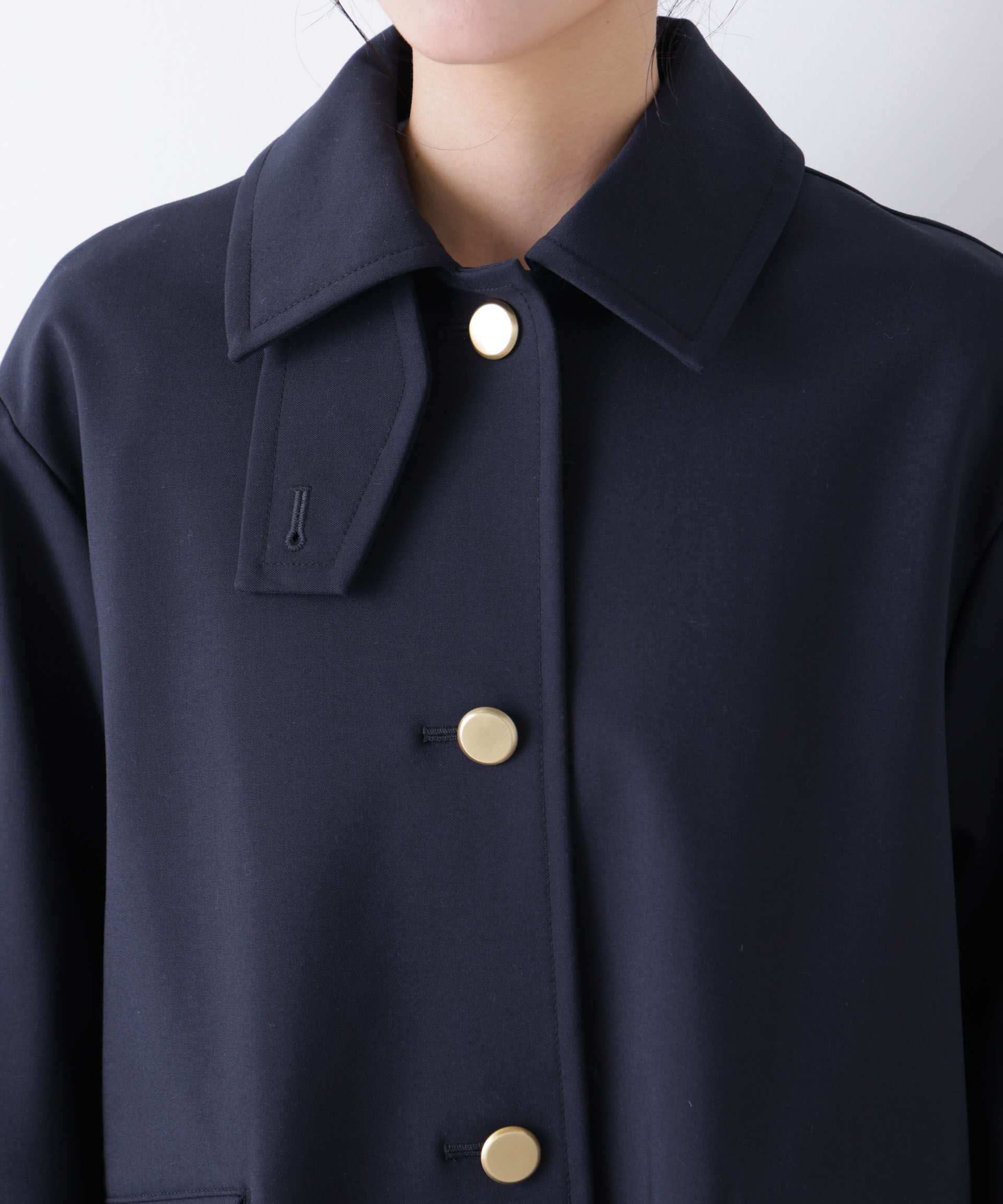 nano･universe「ボンディングステンカラーコート」|その他|