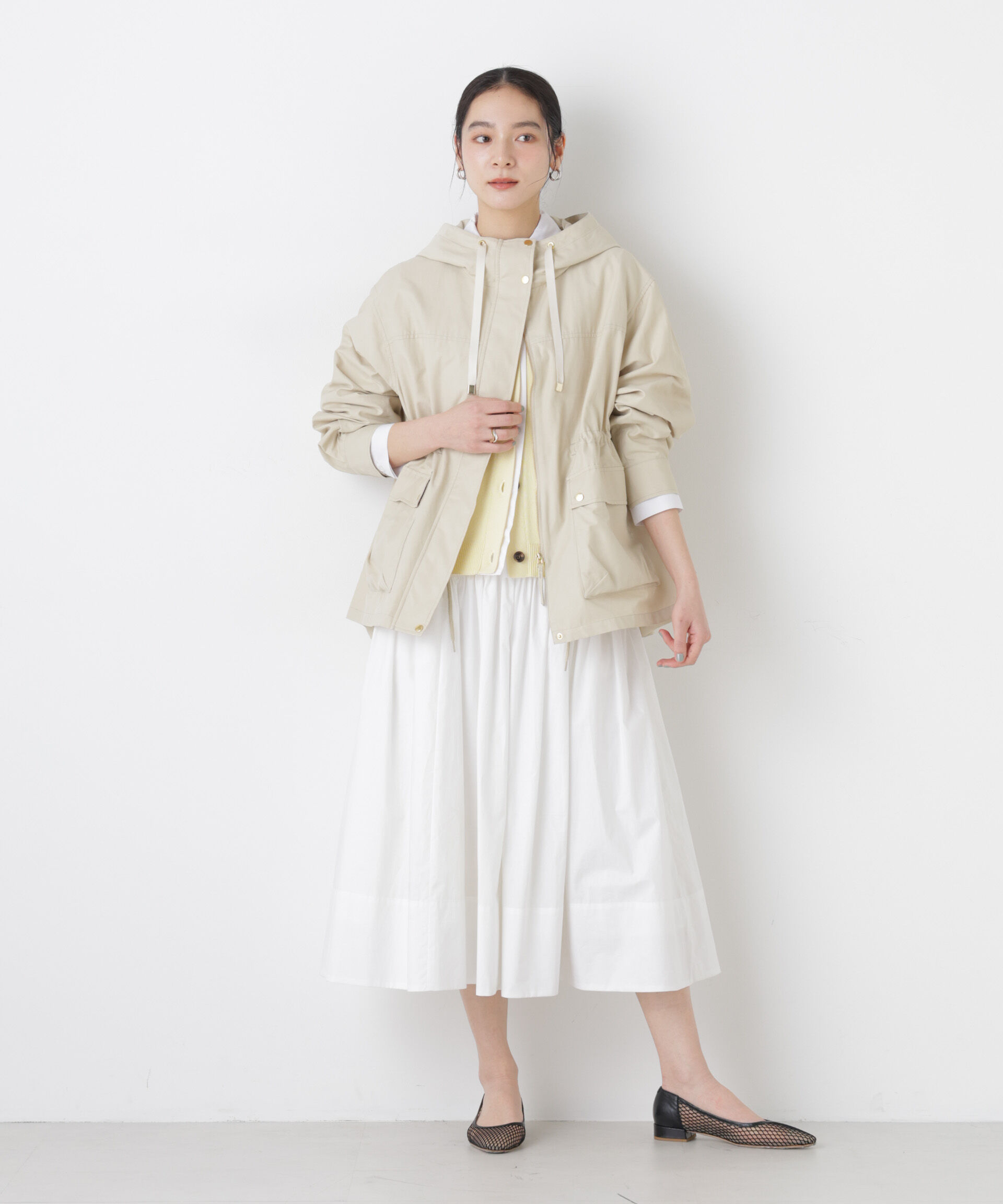 nano･universe「撥水フードブルゾン」|ブルゾン・スタジャン|