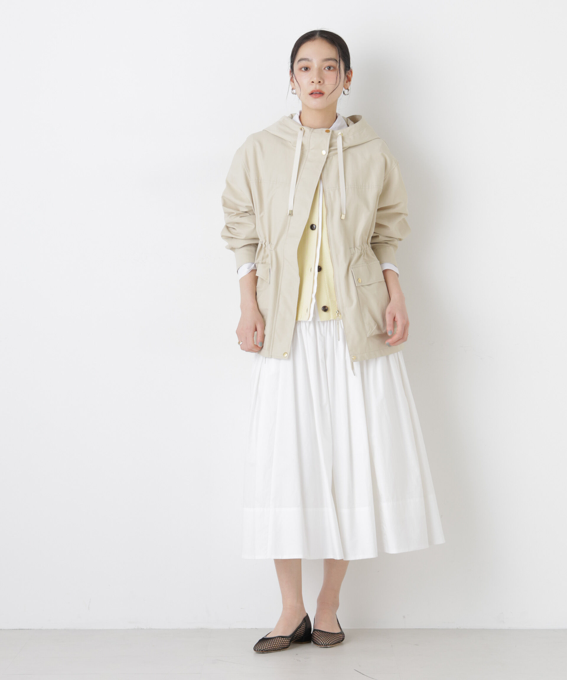 nano･universe「撥水フードブルゾン」|ブルゾン・スタジャン|