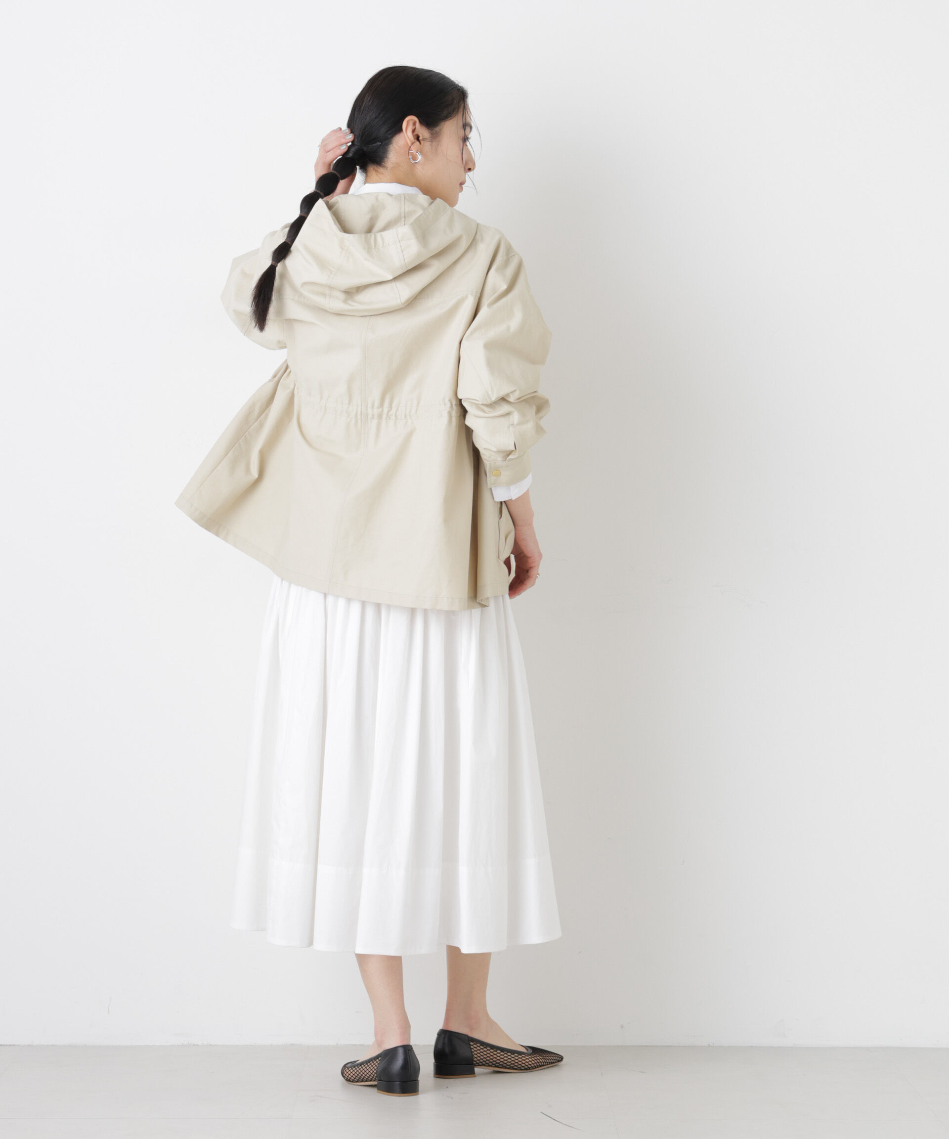 nano･universe「撥水フードブルゾン」|ブルゾン・スタジャン|