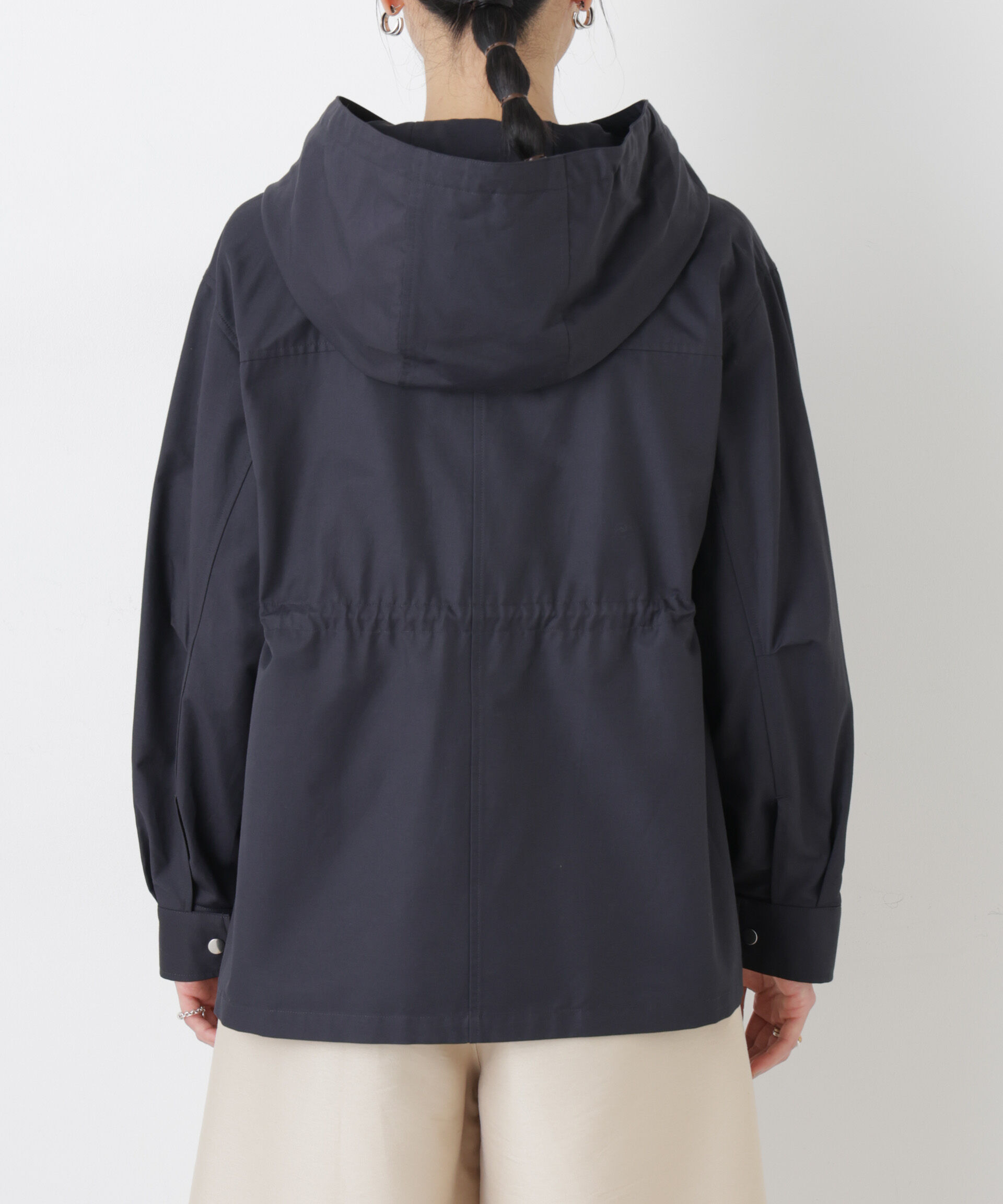 nano･universe「撥水フードブルゾン」|ブルゾン・スタジャン|
