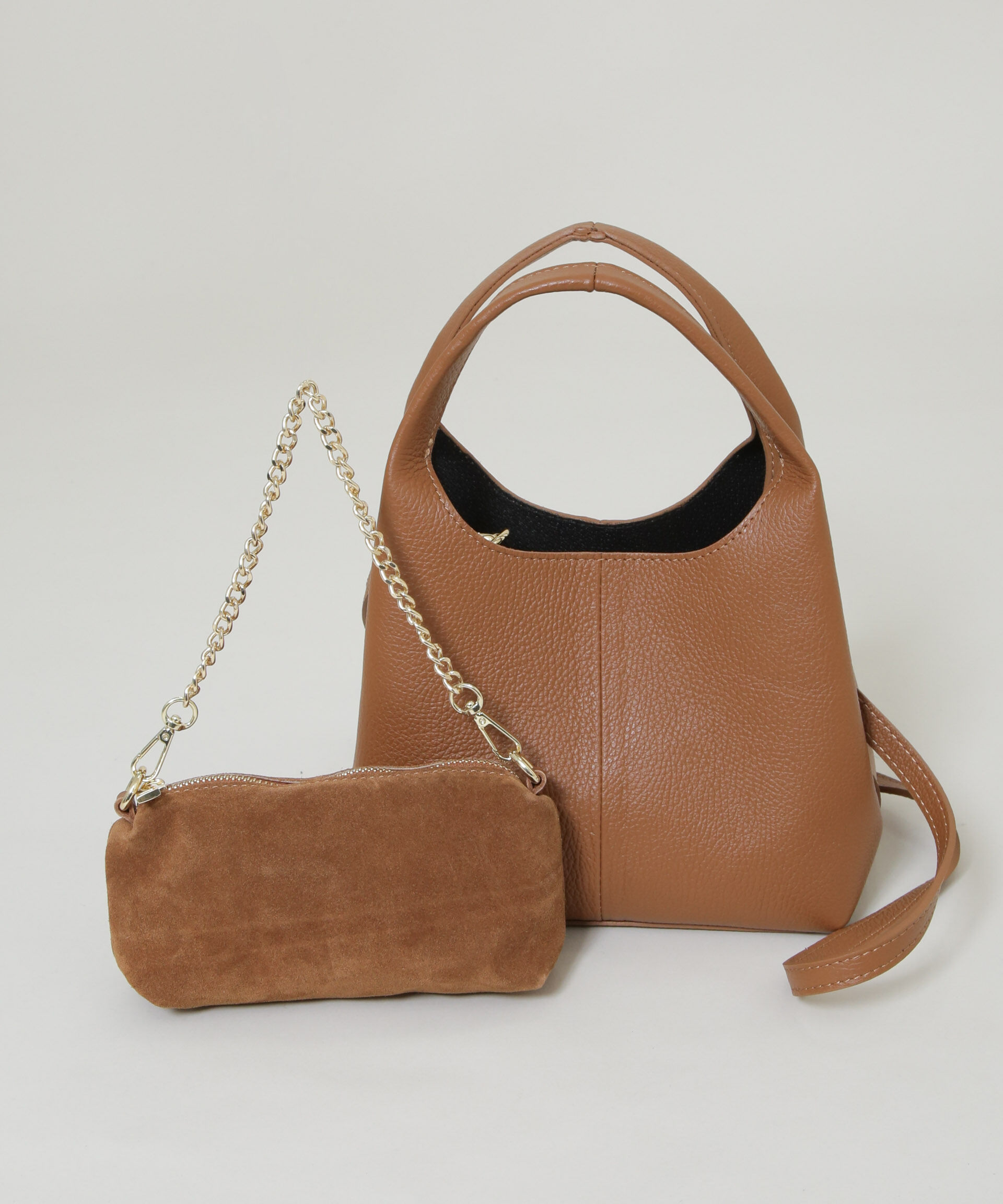 nano･universe「AULENTTI/レザーインポーチトート」|ショルダー・メッセンジャー|