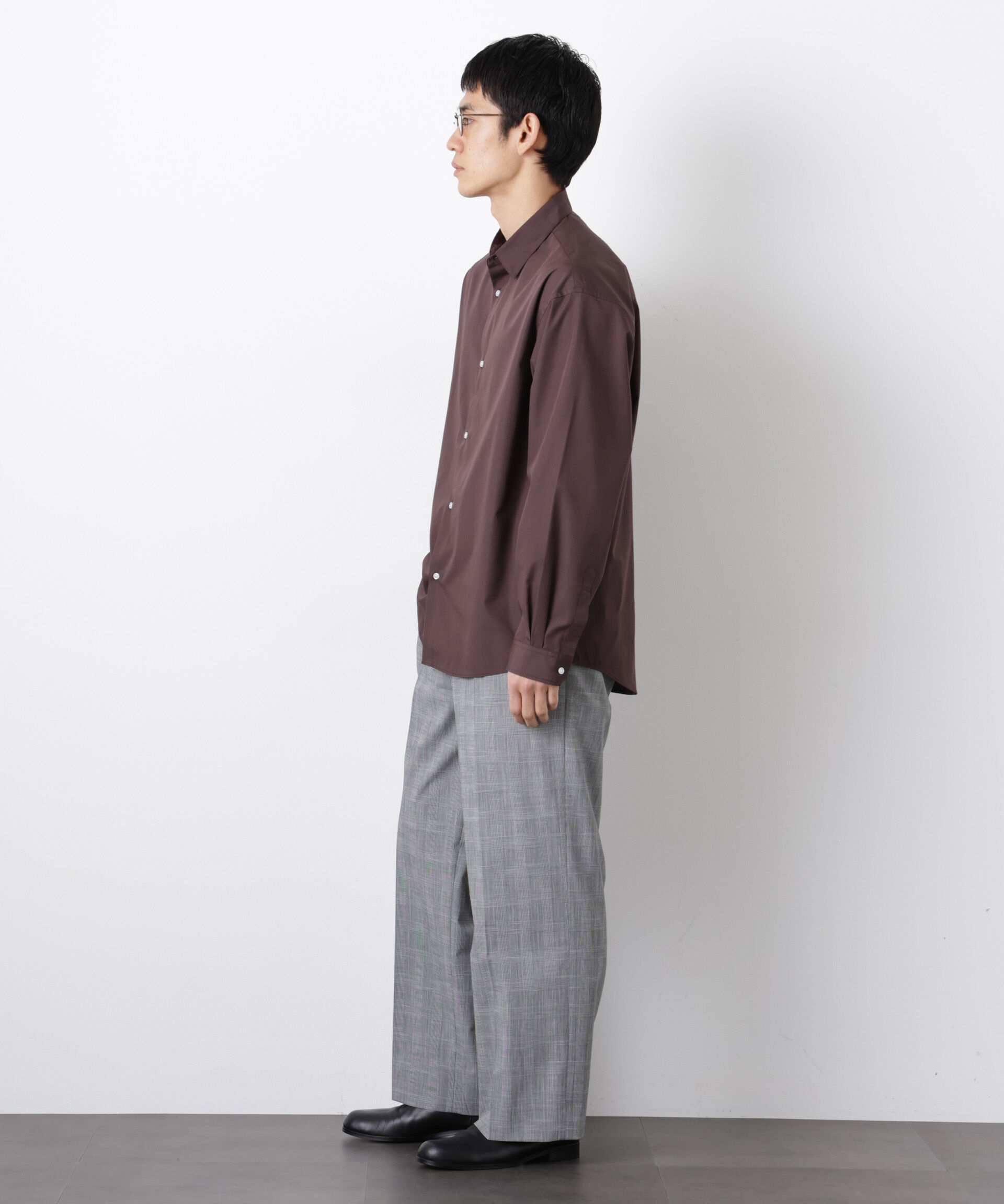 nano･universe「「大人のワイドシャツ」レギュラーカラー 長袖」|シャツ・ブラウス|