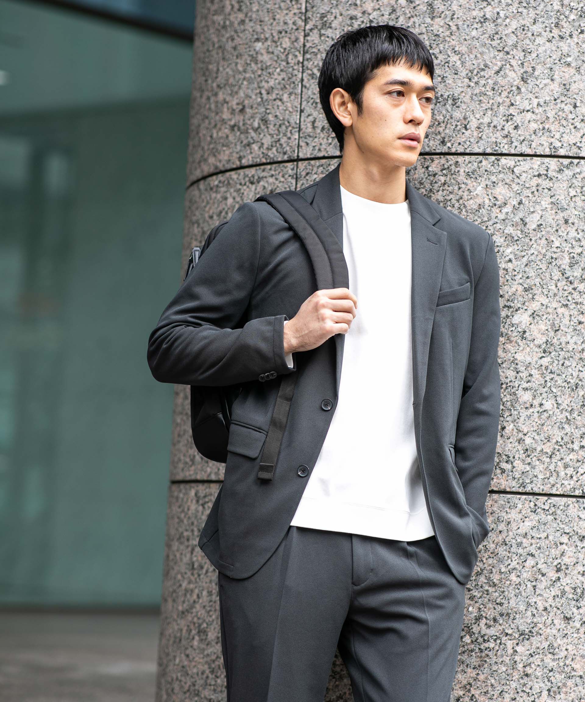 nano･universe「｢Damerino Pack｣for Jet Setter ブークレージャージセットアップ」|スーツ|