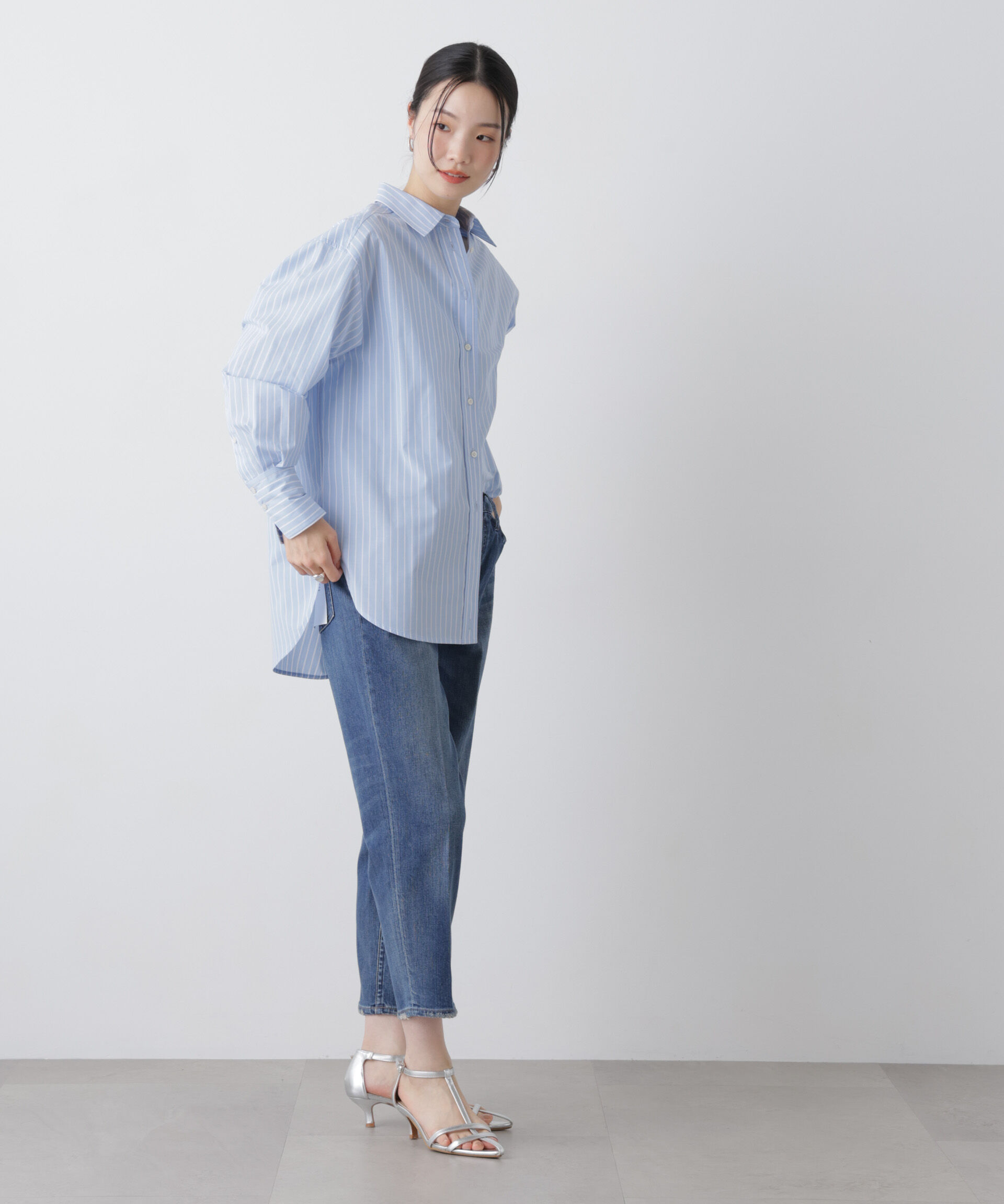 nano･universe「Healthy DENIM/Key Lime」|チノ|