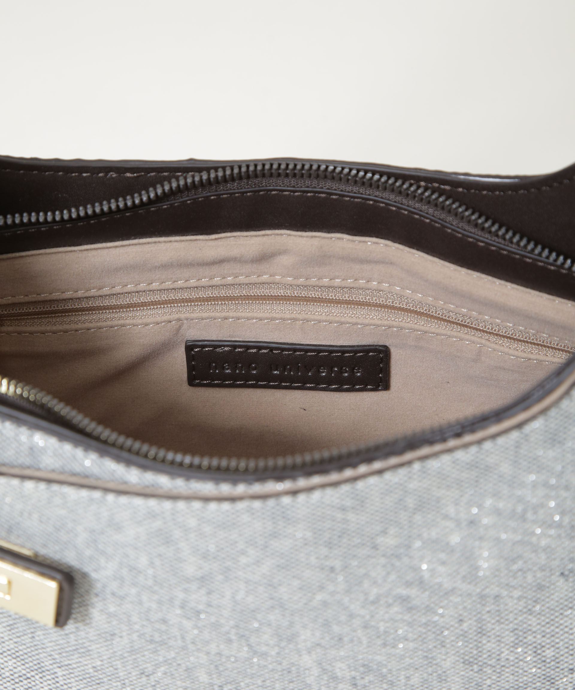 nano･universe「ターンロックベルトキャンバスワンハンドルバッグ」|ショルダー・メッセンジャー|