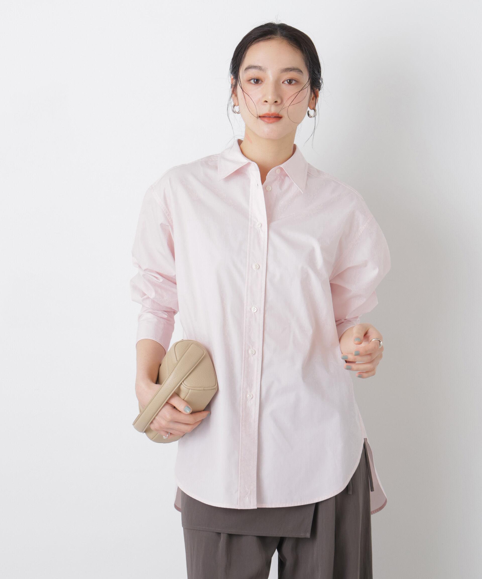 nano･universe「2wayオーバーシャツ」|シャツ・ブラウス|