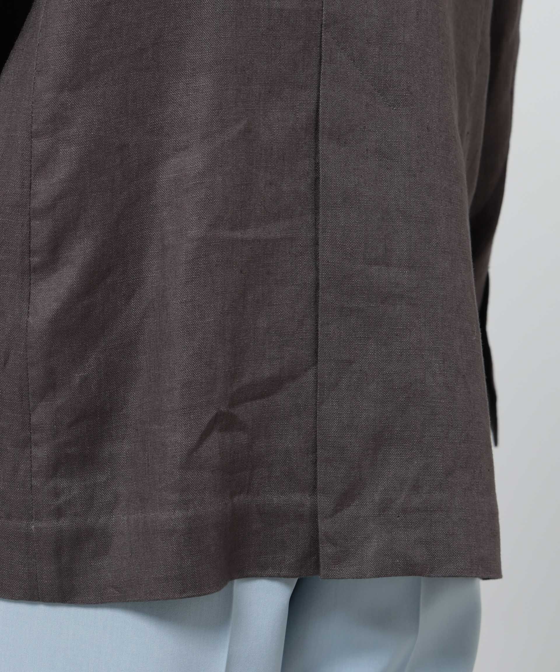 nano･universe「European Flax ダブル6Bジャケット(セットアップ可)」|テーラードジャケット|