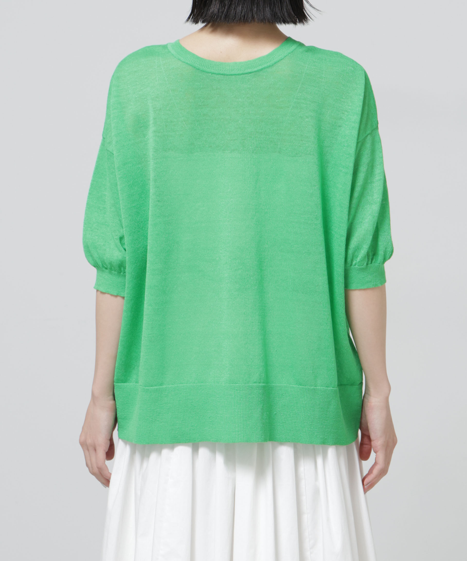 nano･universe「European Flax 2wayオーバーニットトップス」|ニット・セーター|