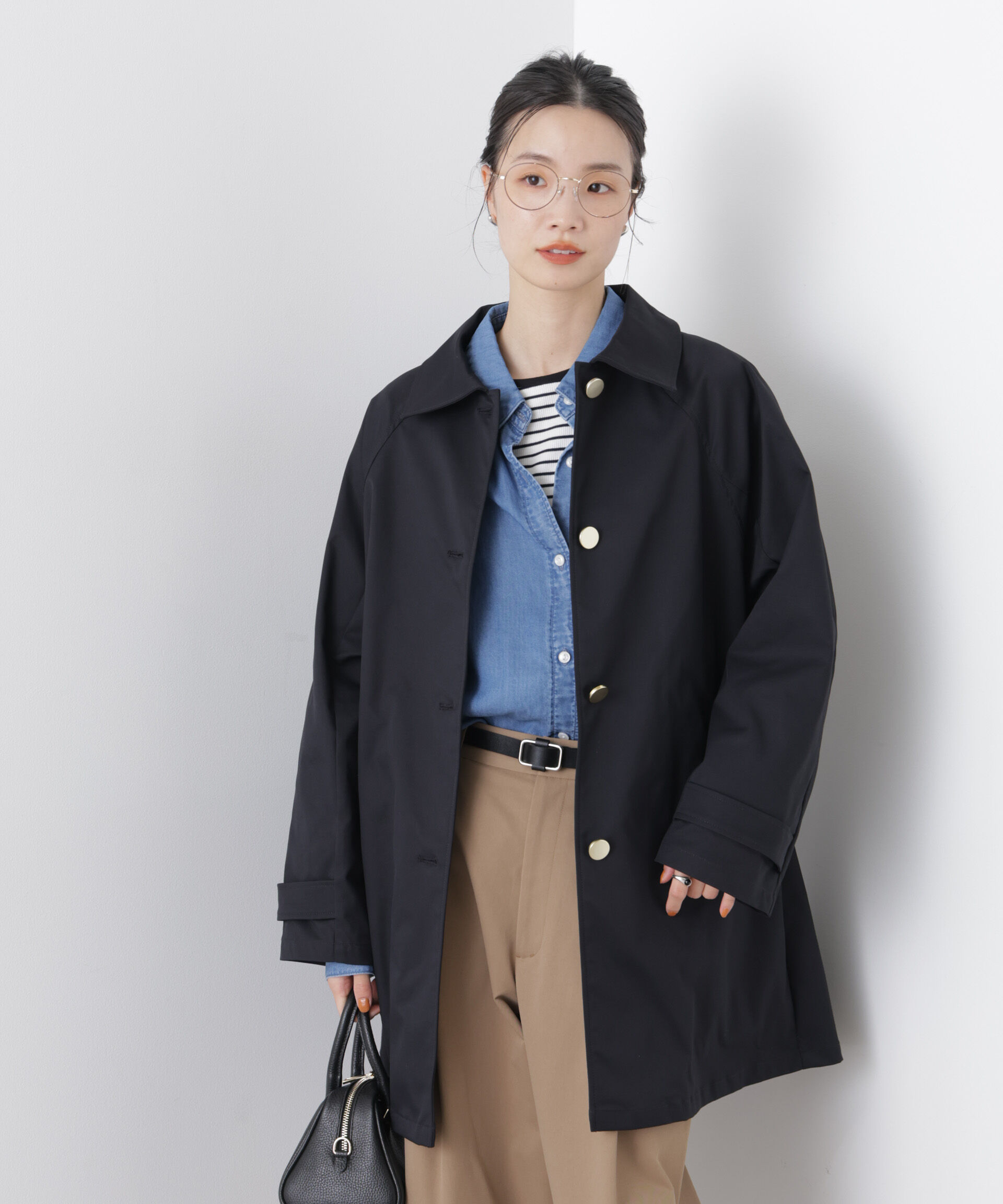 nano･universe「撥水加工ステンカラーミドルコート」|その他|