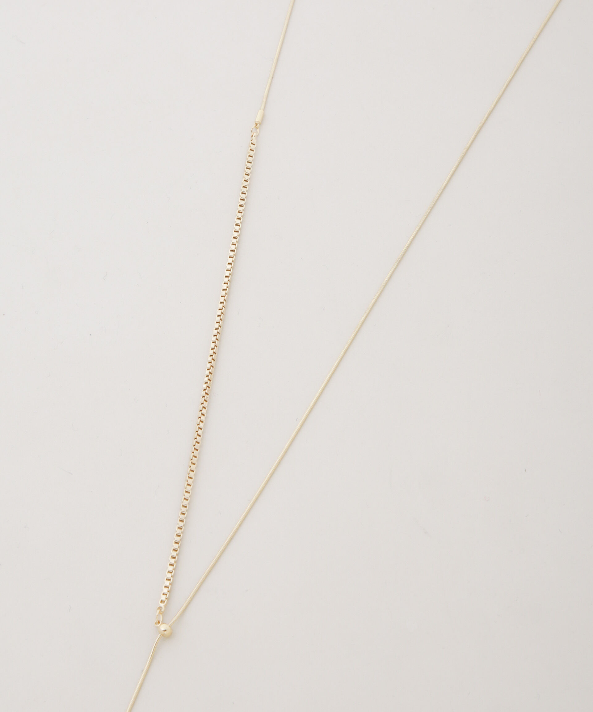 nano･universe「スライドアジャスターネックレス」|ネックレス|