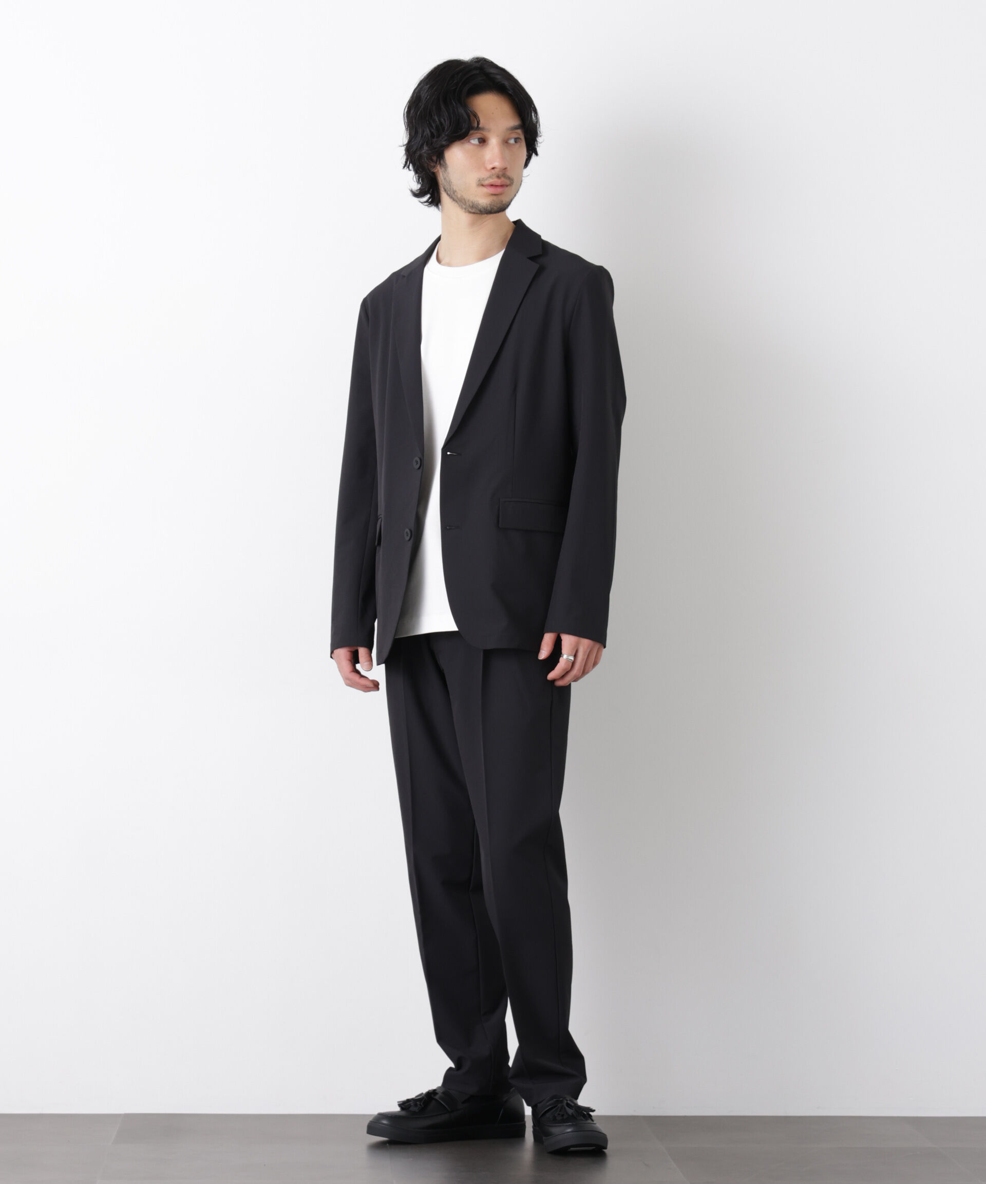 nano･universe「ライトウェイトストレッチ ジャケット（セットアップ可）」|テーラードジャケット|