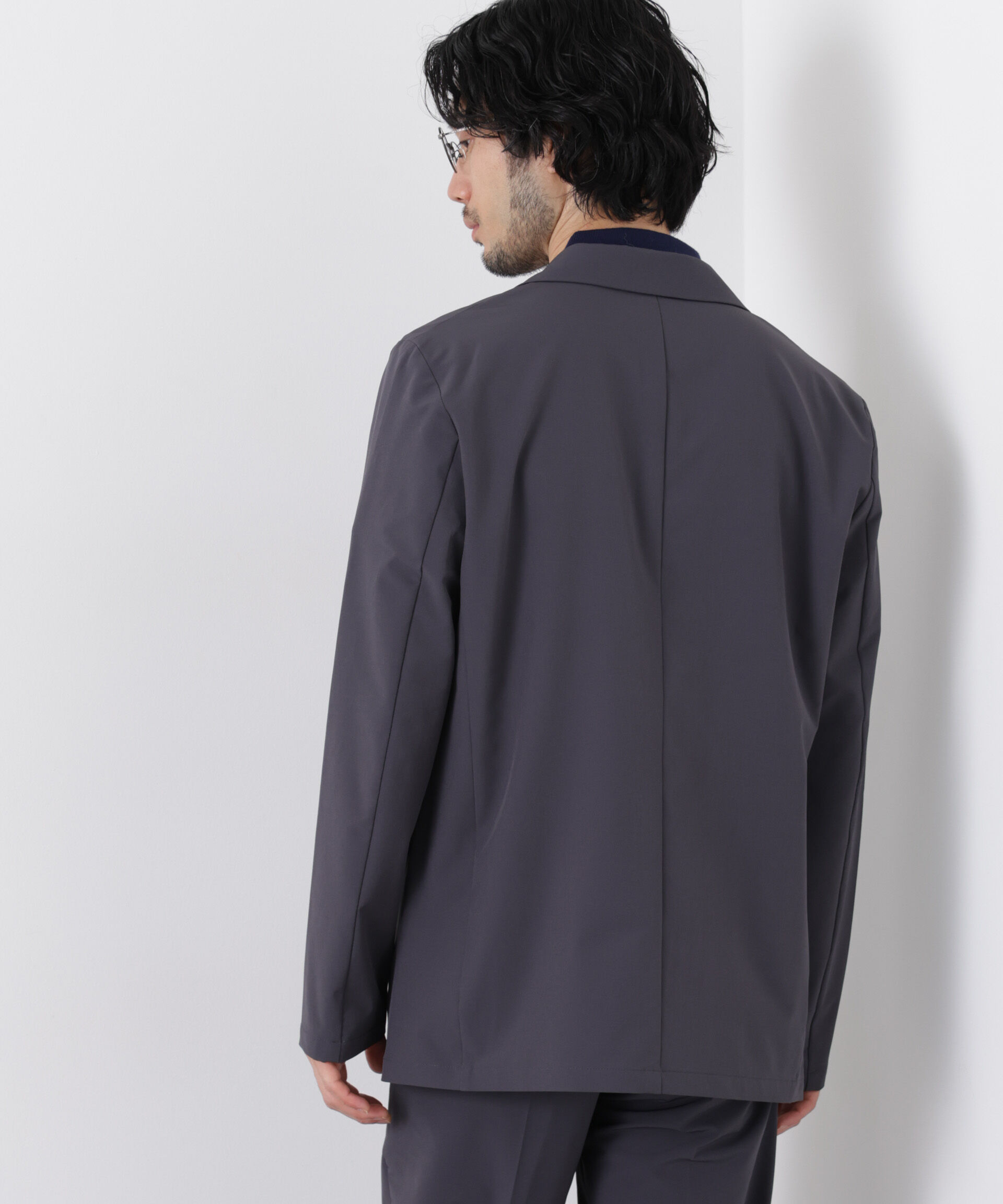 nano･universe「ライトウェイトストレッチ ジャケット（セットアップ可）」|テーラードジャケット|