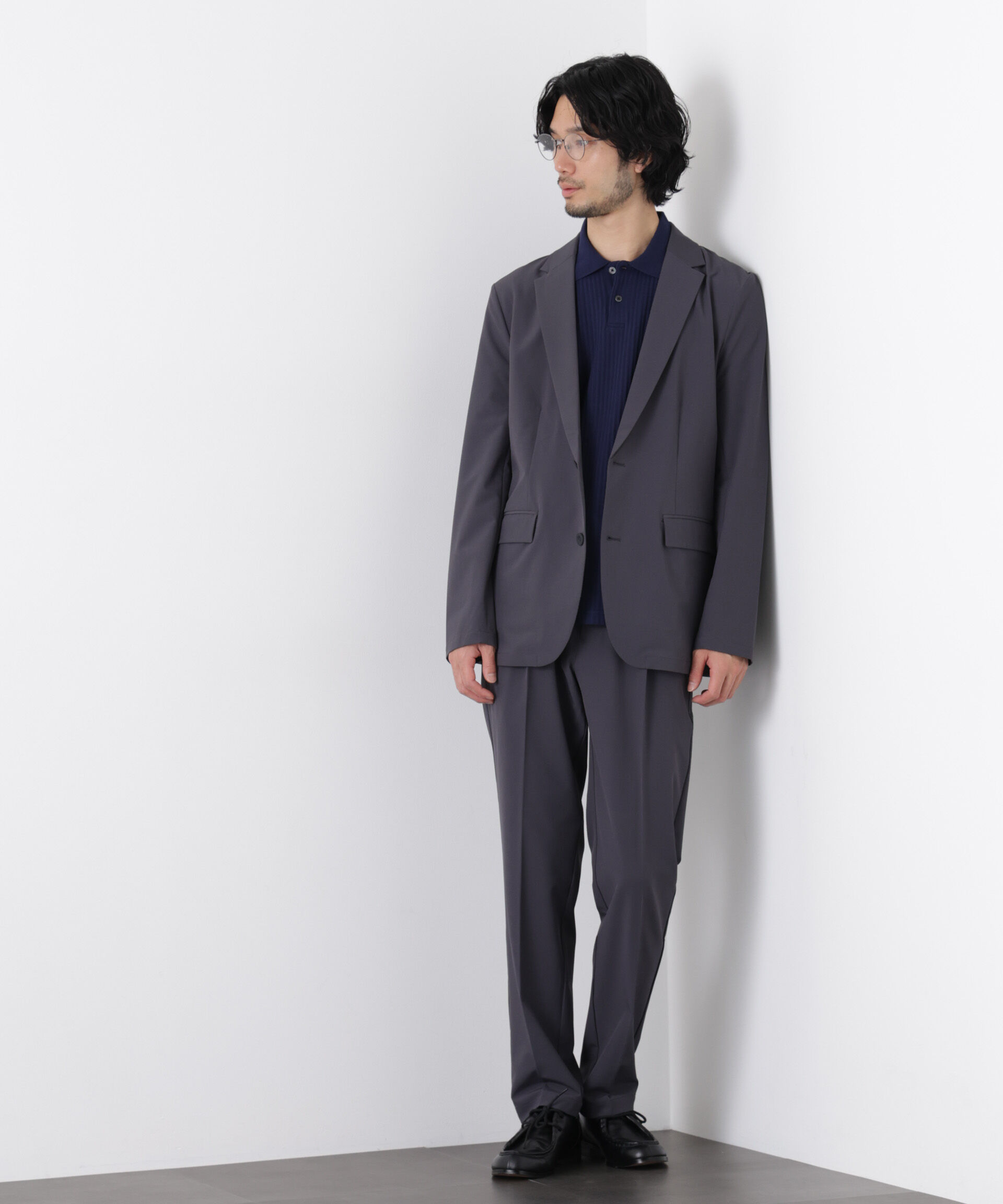 nano･universe「ライトウェイトストレッチ ジャケット（セットアップ可）」|テーラードジャケット|