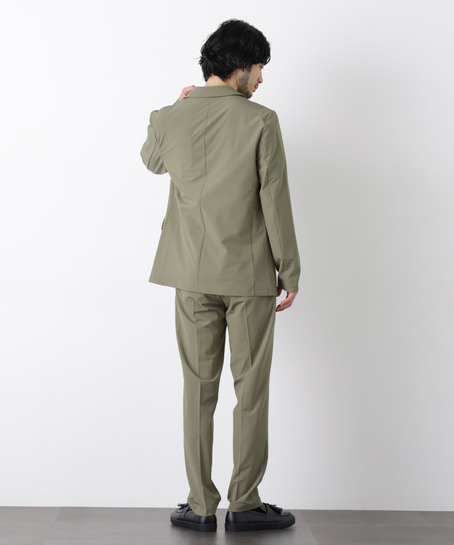 nano･universe「ライトウェイトストレッチ ジャケット（セットアップ可）」|テーラードジャケット|