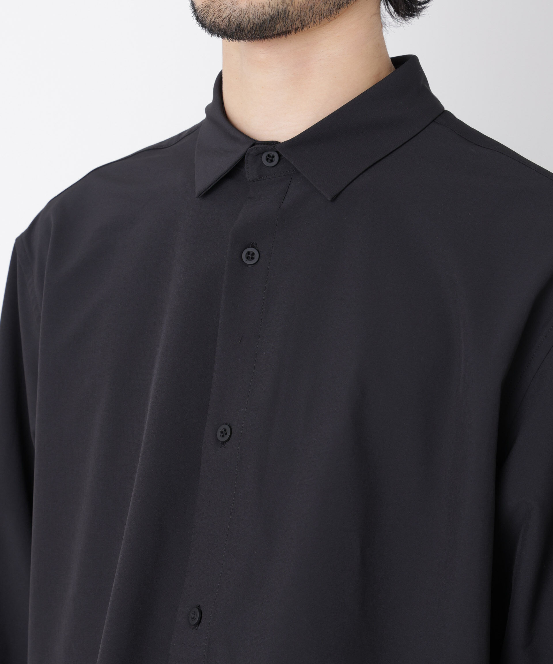 nano･universe「ライトウェイトストレッチシャツ 長袖」|シャツ・ブラウス|