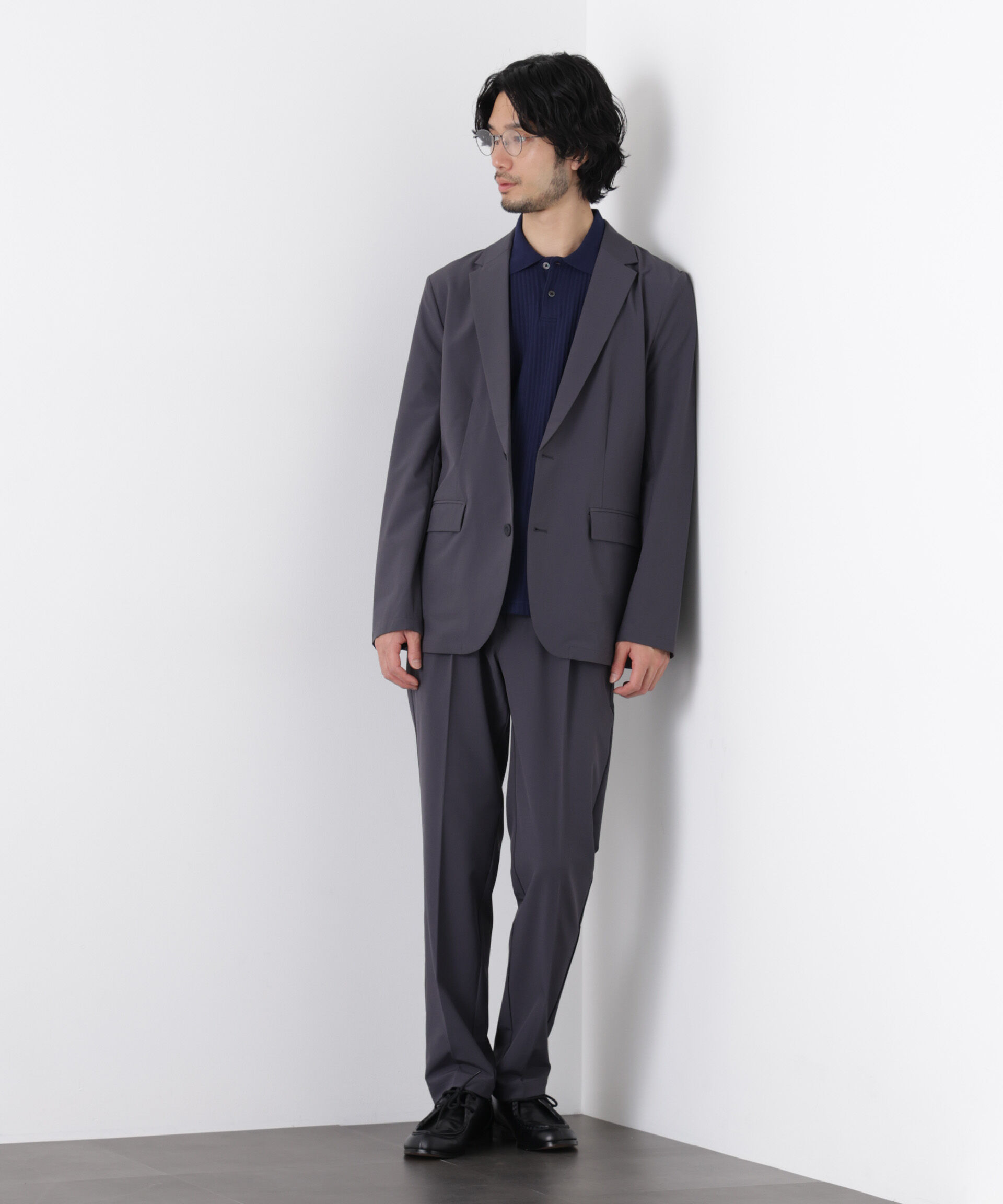 nano･universe「ライトウェイトストレッチ スラックス（セットアップ可）」|チノ|