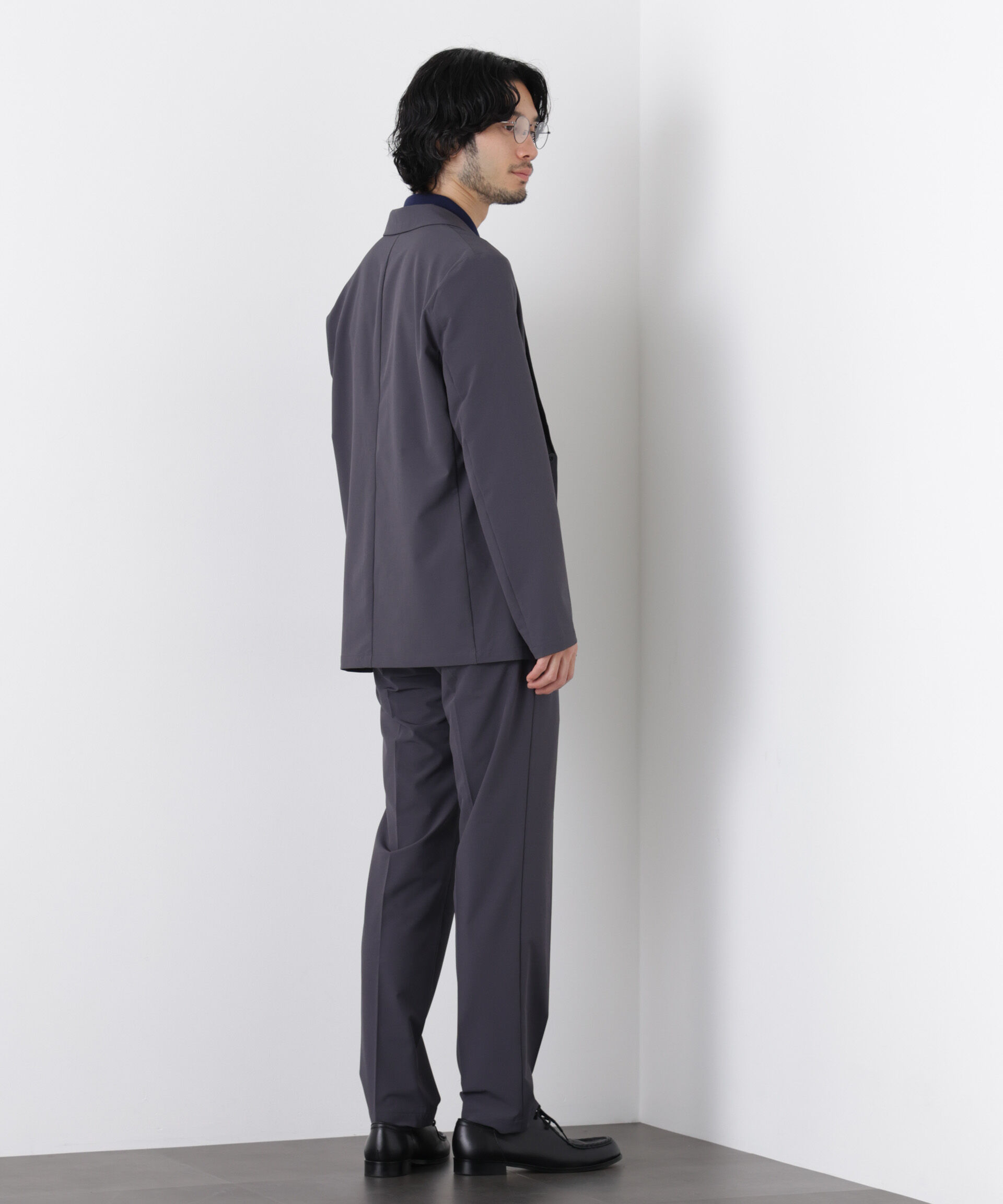 nano･universe「ライトウェイトストレッチ スラックス（セットアップ可）」|チノ|