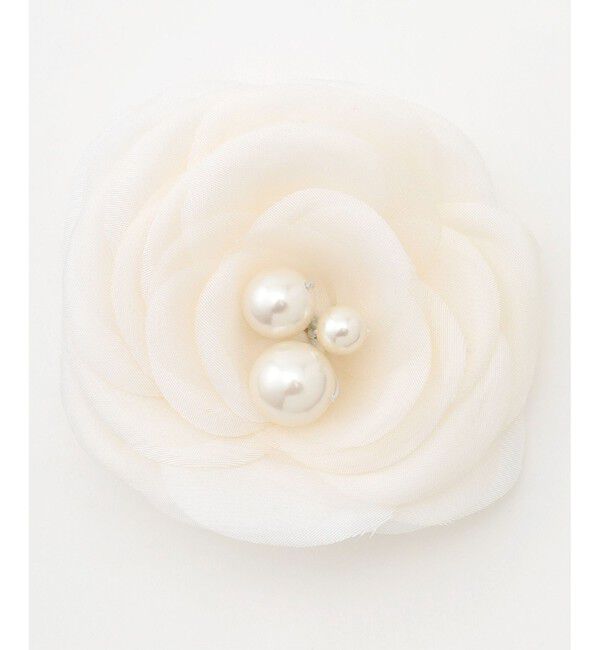 組曲「エアリーフラワーパールコサージュ」|ブローチ・コサージュ|