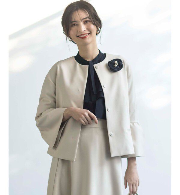 組曲「エアリーフラワーパールコサージュ」|ブローチ・コサージュ|