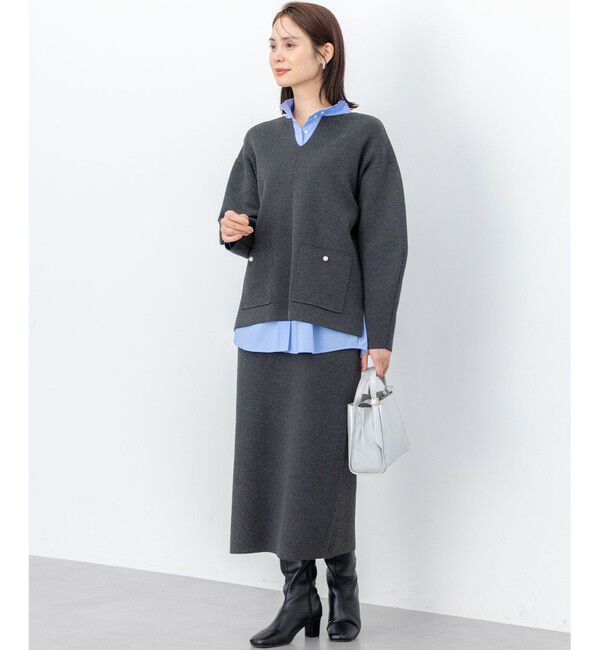 組曲「【加藤ローサさん着用】スムースストレッチニットアップ」|スーツ|