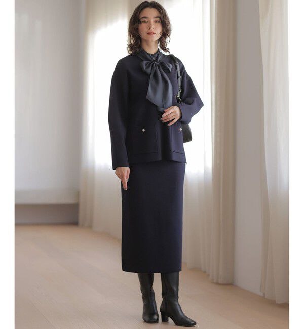 組曲「【加藤ローサさん着用】スムースストレッチニットアップ」|スーツ|