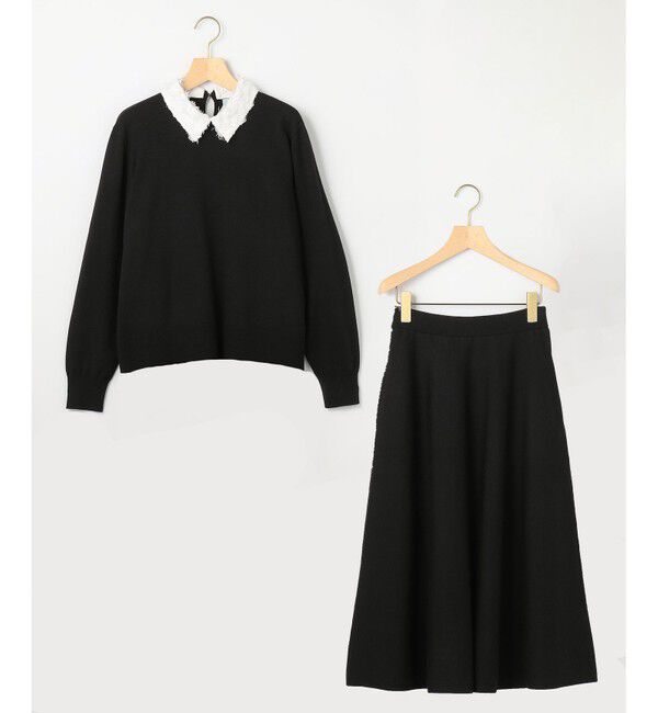 組曲「襟付きニットアップ」|スーツ|