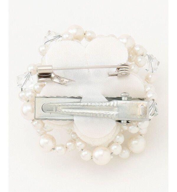 ANY SIS「パール調フラワー ブローチ」|ブローチ・コサージュ|